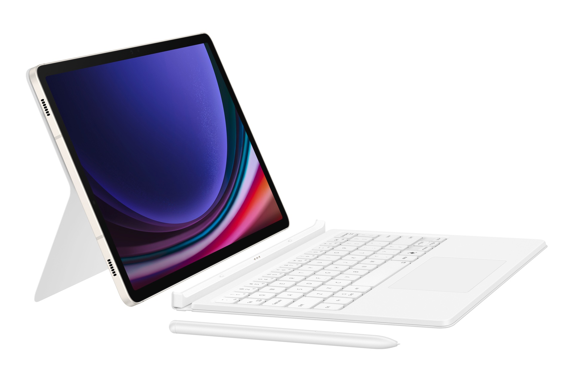 Samsung Housse pour tablette »Book Cover Keyboard für Galaxy Tab S9 | S9 FE | S10 FE« Tastatur Cover, Schutzhülle, Tablethülle, Case, Schutzcase, stossfest