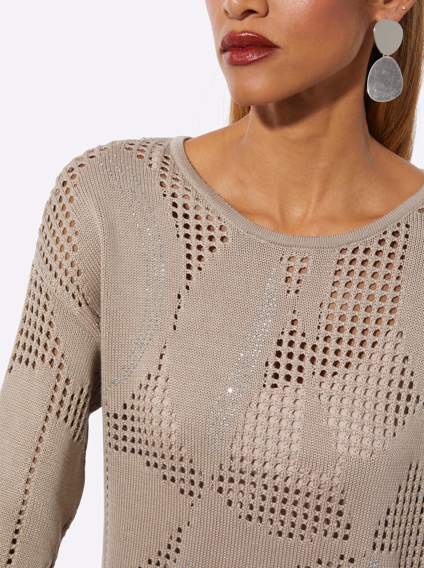 creation L Pull à manches 3/4 »Pullover«
