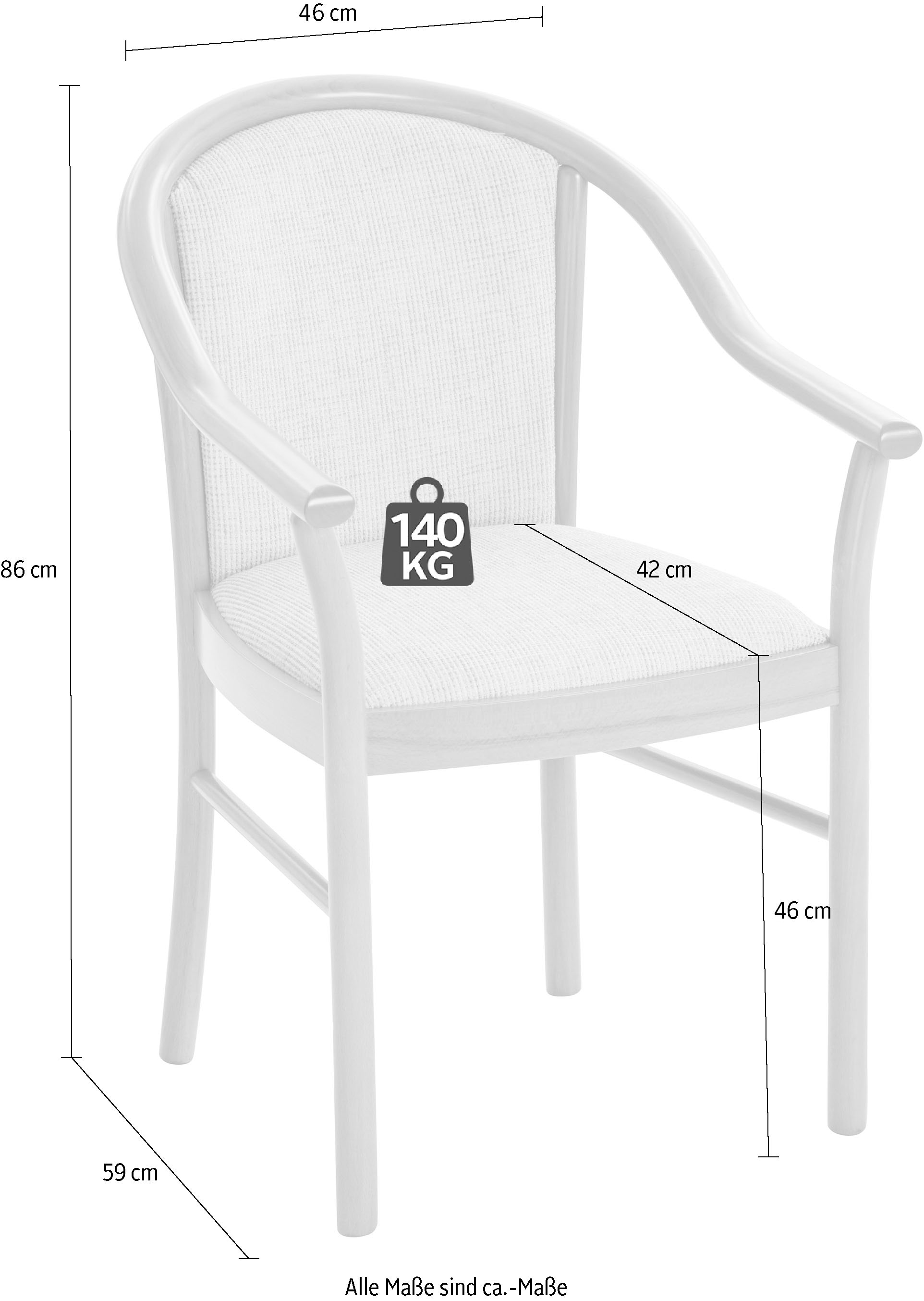 Home affaire Sessel »DANIEL« 1 Stück