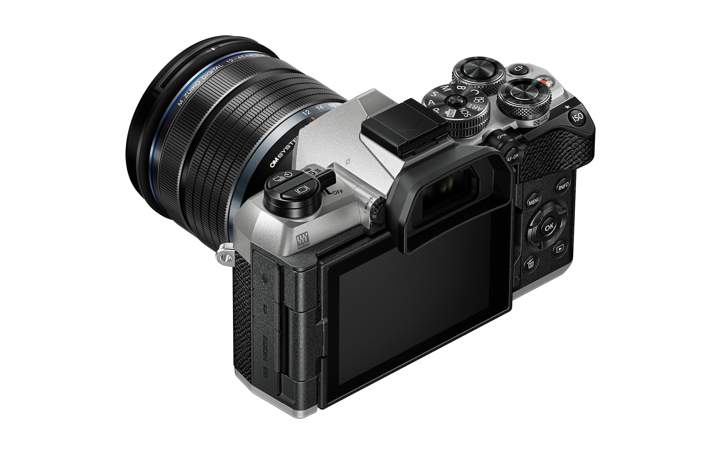 OM SYSTEM Kompaktkamera »OM-5 II M.Zuiko Digital ED 12-45mm Kit« , 20,4 , 3,75 fach fach x opt. Zoom , Bluetooth | WLAN