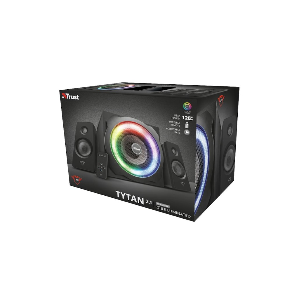Trust PC-Lautsprecher »GXT 629 Tytan RGB Illuminated 2.1«