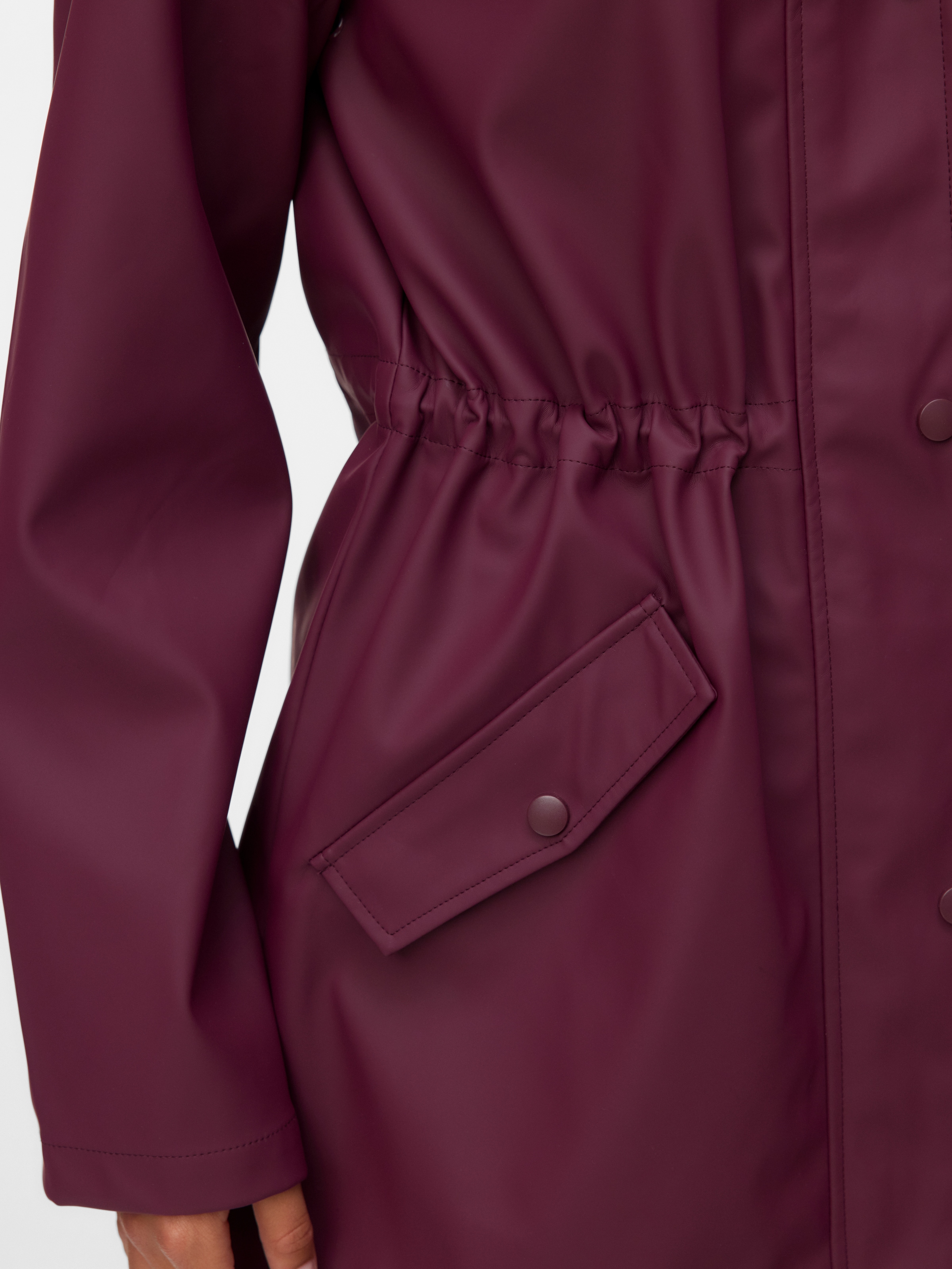 Vero Moda Regenjacke »VMMALOU COATED JACKET«, mit Kapuze