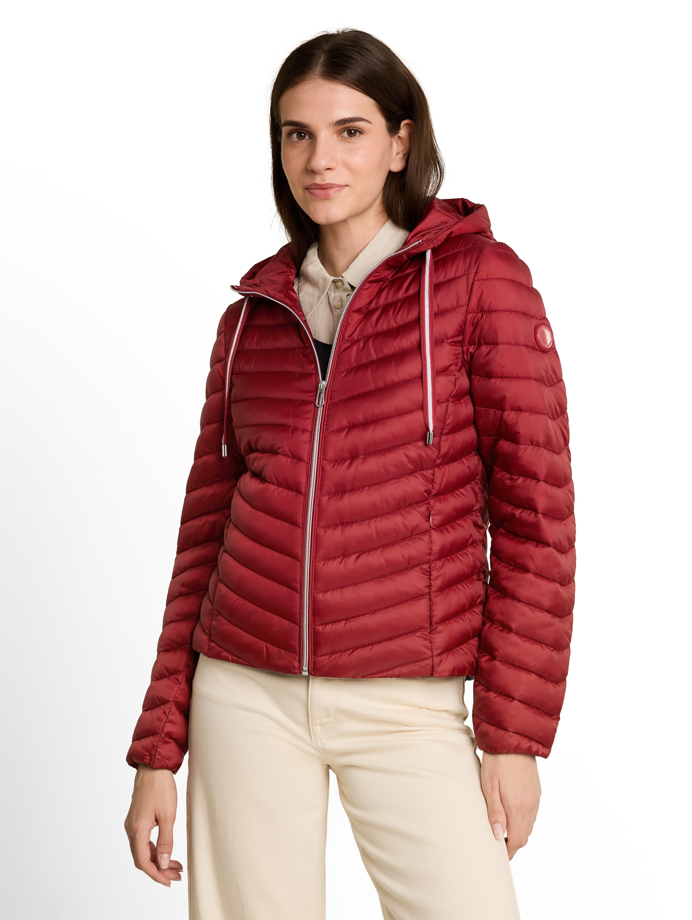 Image of TOM TAILOR Steppjacke "Fitted" mit Kapuze mit Reissverschluss und Kapuze