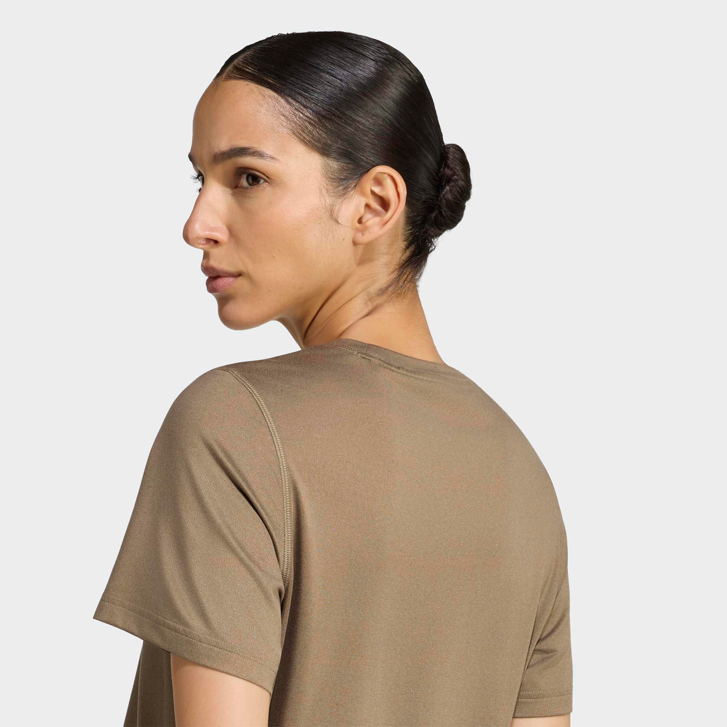 adidas Performance T-shirt »WORKOUT ESSENTIALS« pour adultes, avec col rond, sans fermeture, en polyester