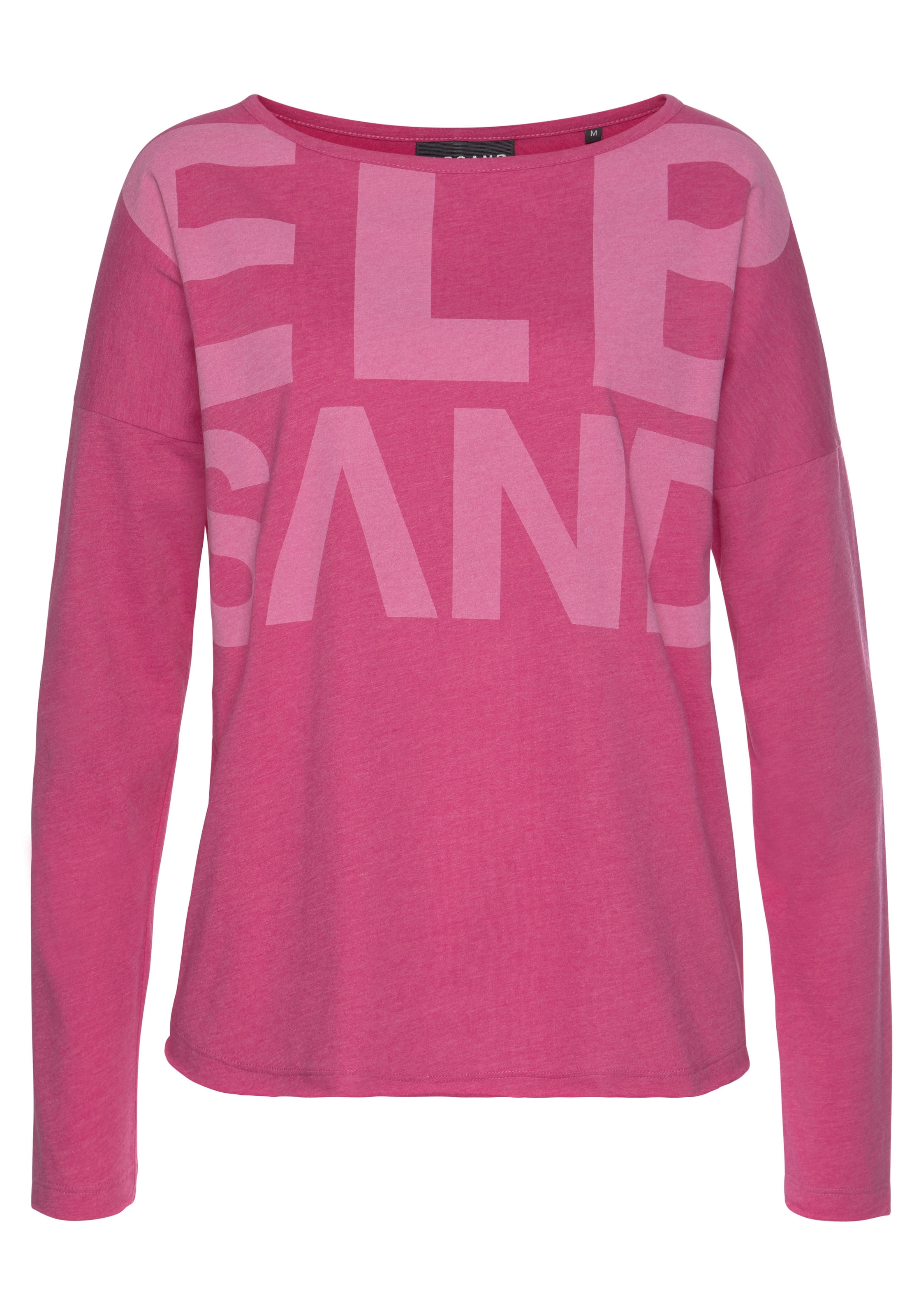 Elbsand Langarmshirt »Niola«, mit grossem Frontprint, Longsleeve aus Baumwoll-Mix