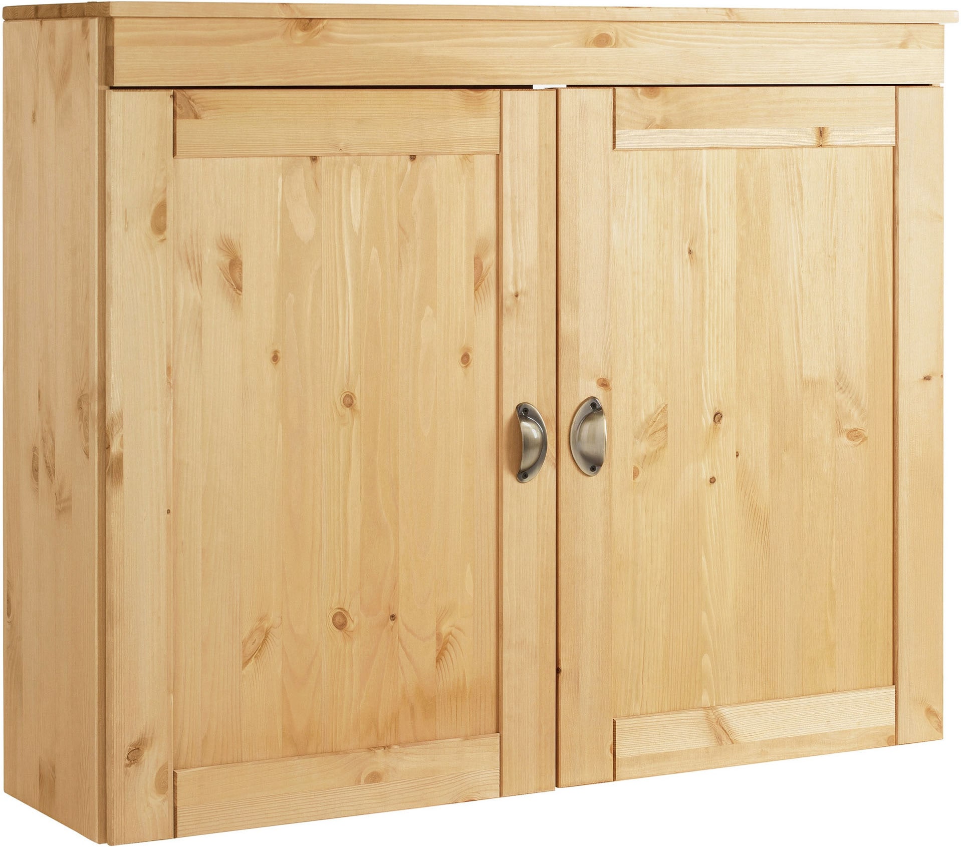 Image of Home affaire Hängeschrank "Oslo" 100 cm breit, massiver Kiefer, 2 Türen, Metallgriffe, Landhaus-Optik
