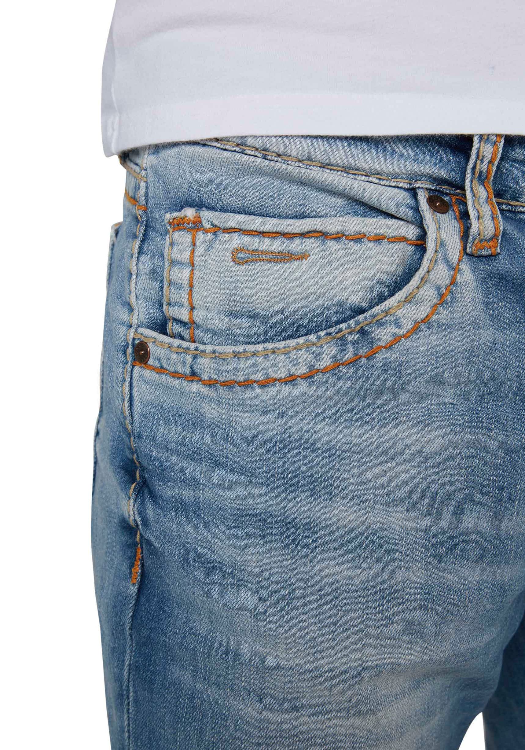 CAMP DAVID Straight-Jeans »NI:CO:R611«, mit markanten Steppnähten