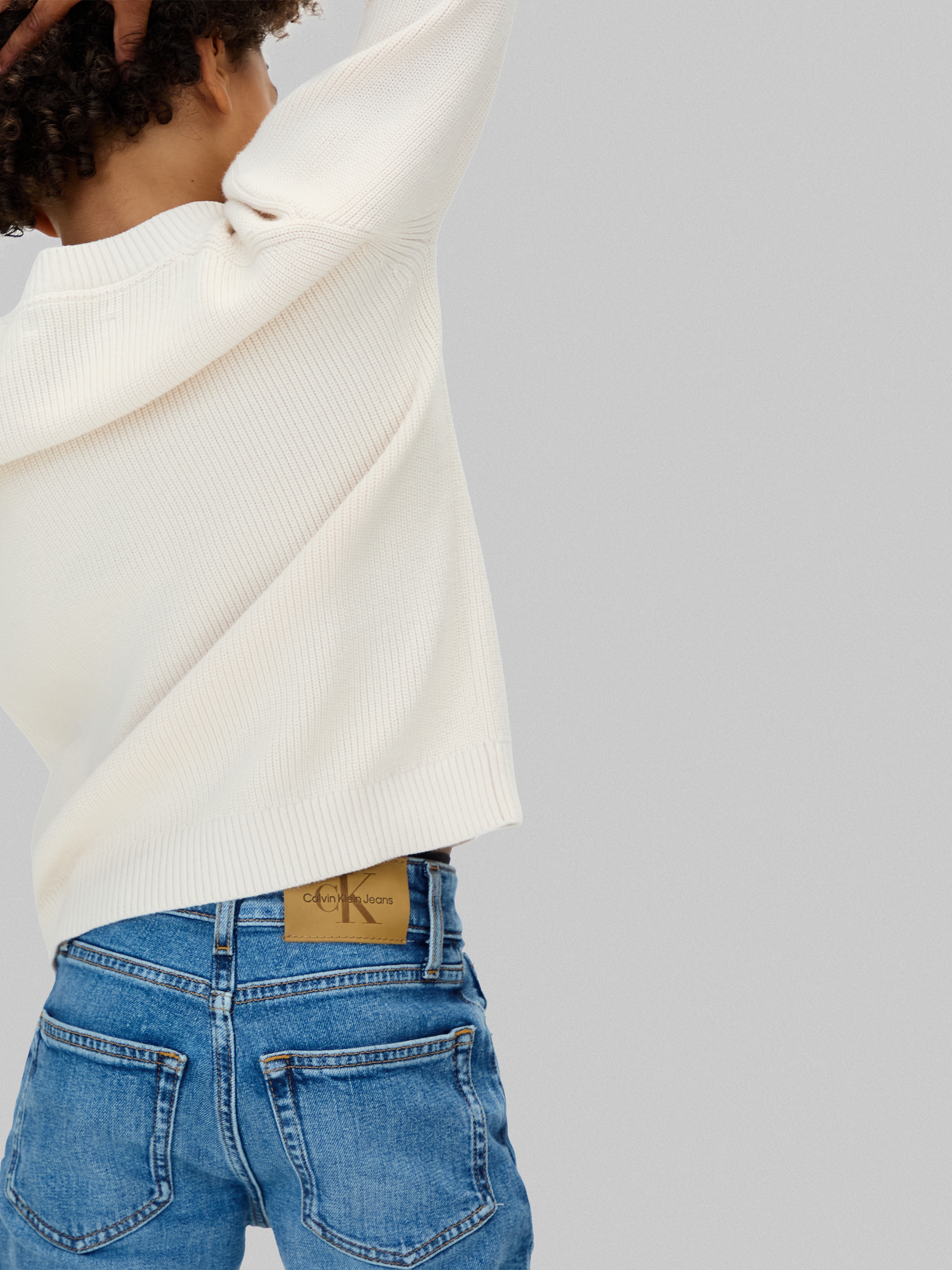 Calvin Klein Jeans Straight-Jeans »STRAIGHT«, für Kinder bis 16 Jahre, used-Look