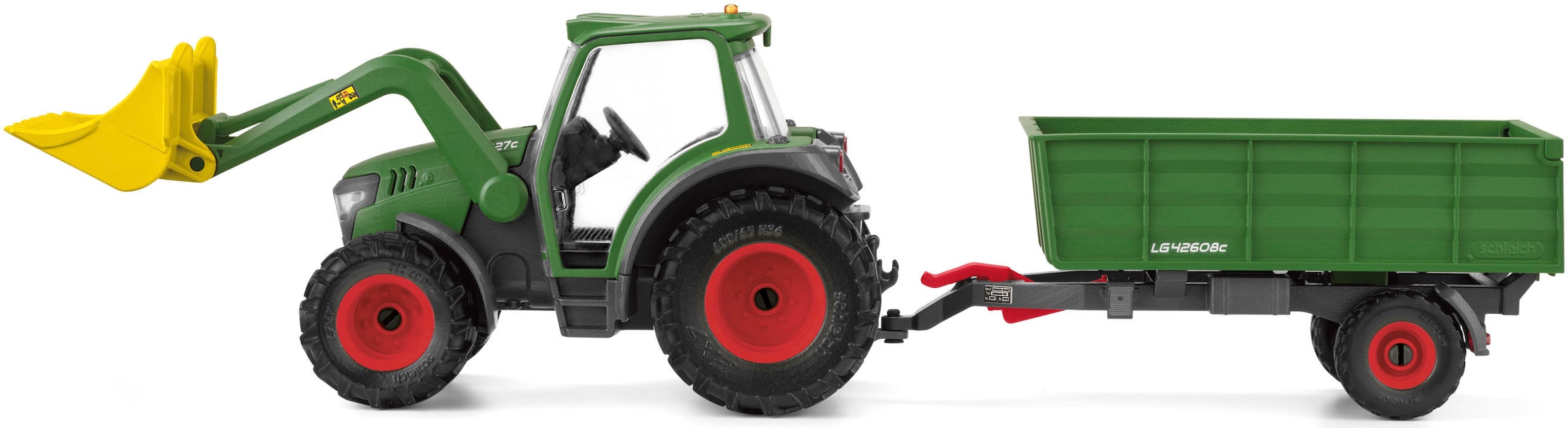 Schleich® Spielwelt »FARM WORLD, Traktor mit Anhänger  (42608)«