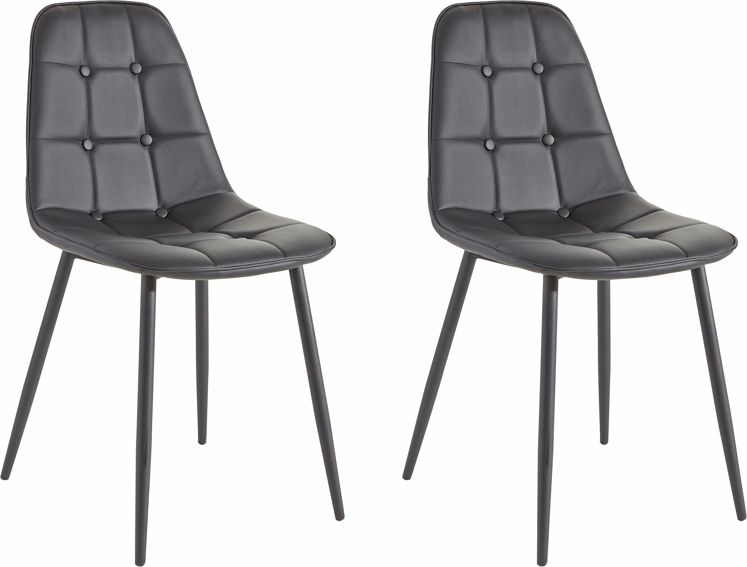 Image of GOODproduct Essgruppe 5 Stk. tlg. Esstisch, Breite 160 cm und 4 Esszimmerstühle, Bezug in Kunstleder