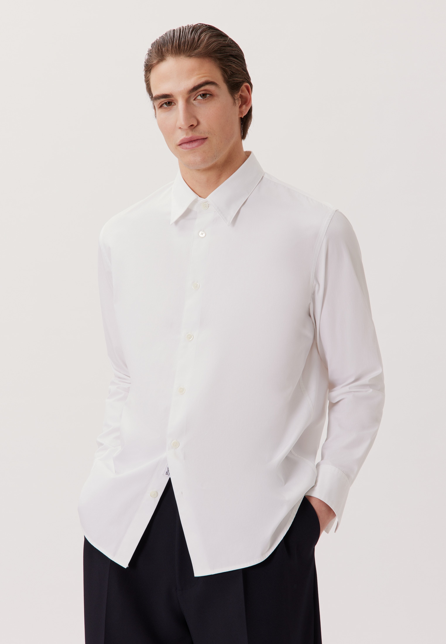 studio seidensticker Businesshemd »Studio« Regular 1/1 Kentkragen Uni