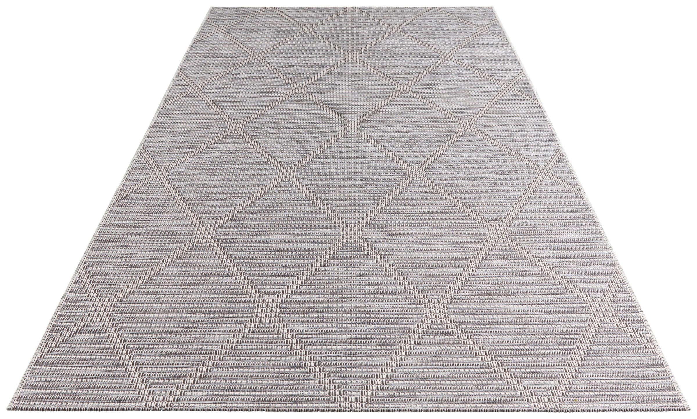 Image of ELLE DECORATION Teppich »Yonne«, rechteckig, 4 mm Höhe, In-und Outdoor geeignet, Wohnzimmer, Balkon, Terrasse, Garten, Strapazierfähig und pflegeleicht, Flachgewebe bei Ackermann Versand Schweiz