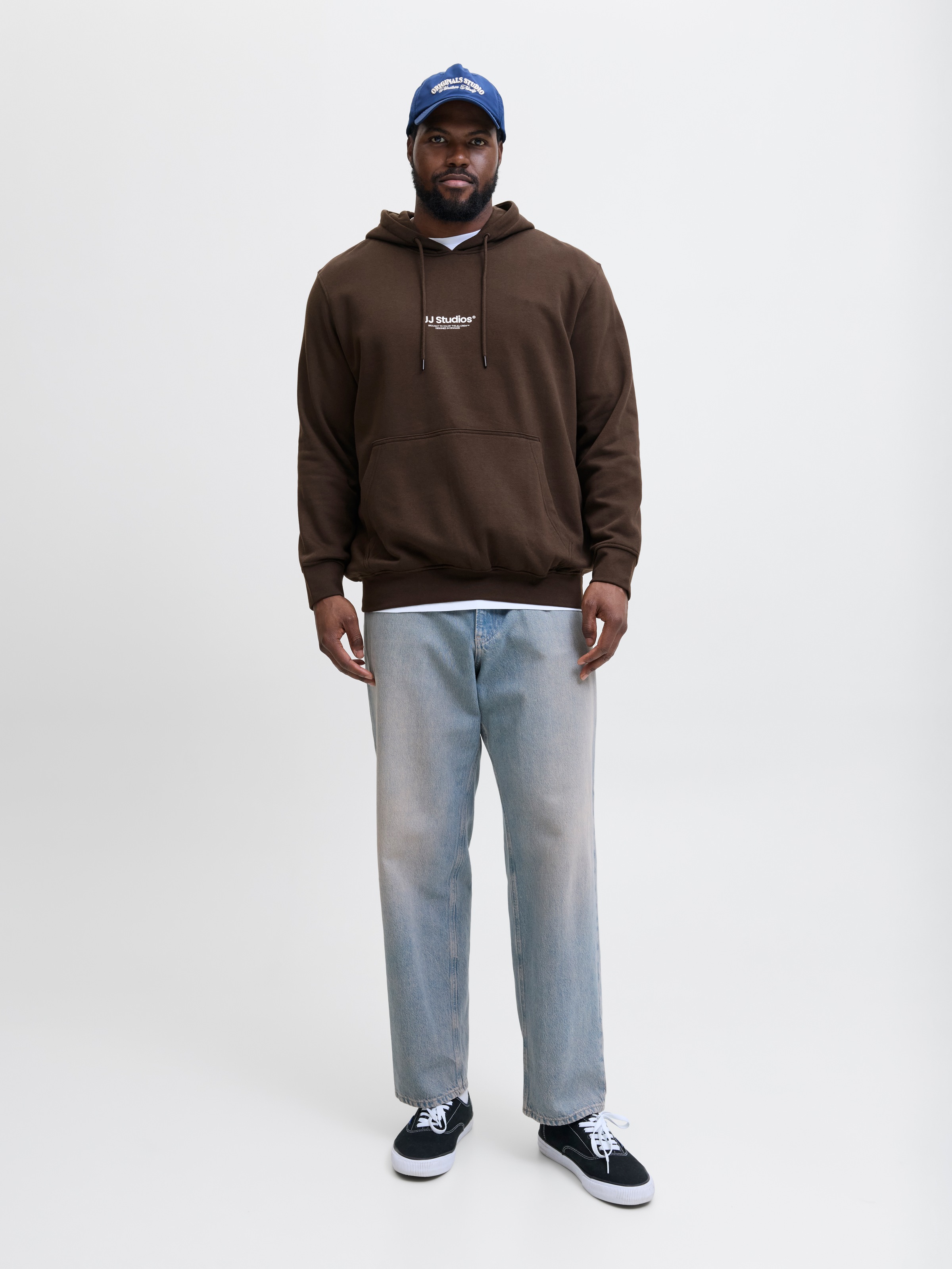 Jack & Jones PlusSize Sweat à capuche »JJESOHO SWEAT HOOD NOOS PLS«, mit Logobranding
