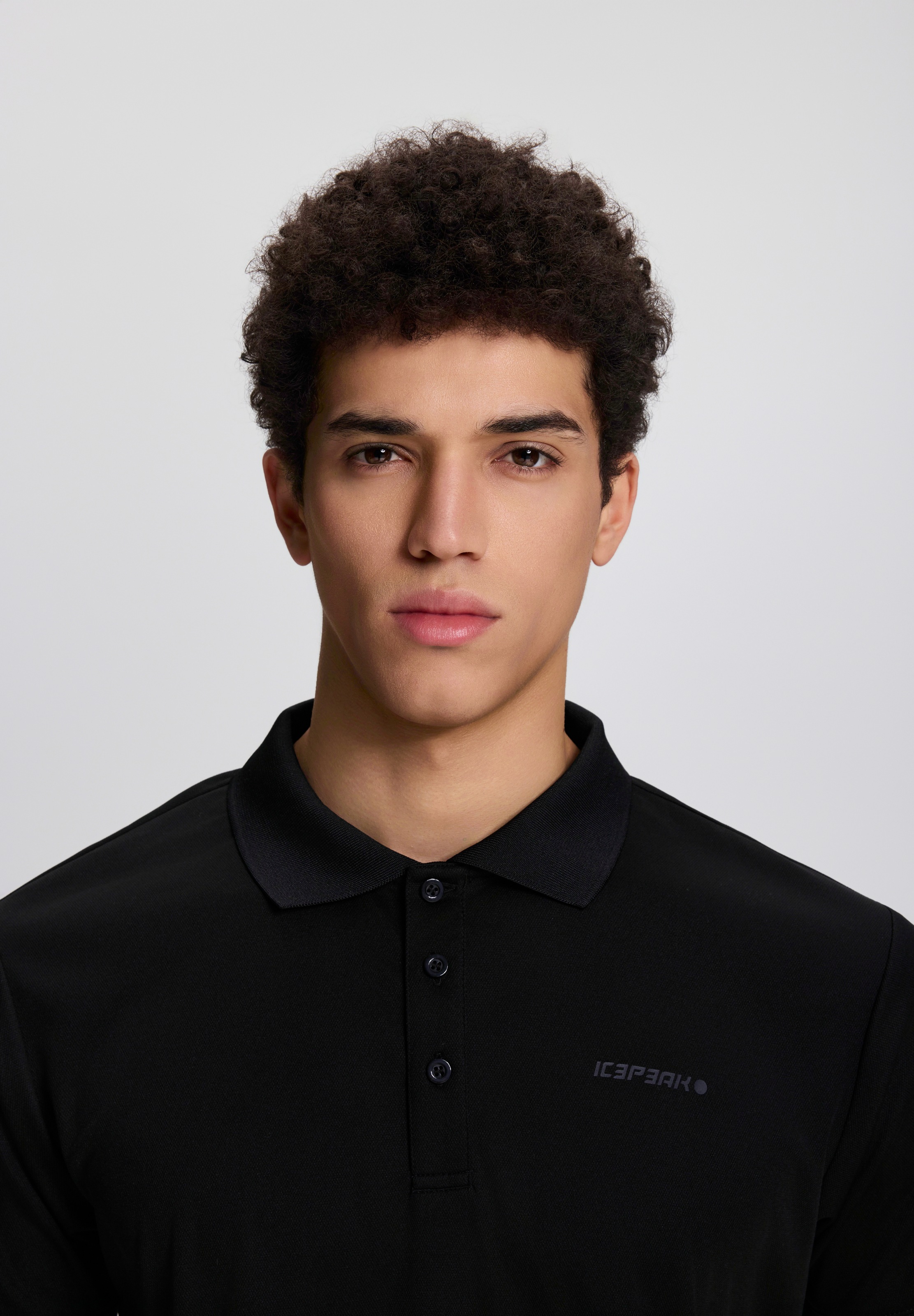 Image of Icepeak Poloshirt "H POLOSHIRT BELLMONT" Kurzarm-Ausführung, mit Polokragen und Knopfleiste, unifarben