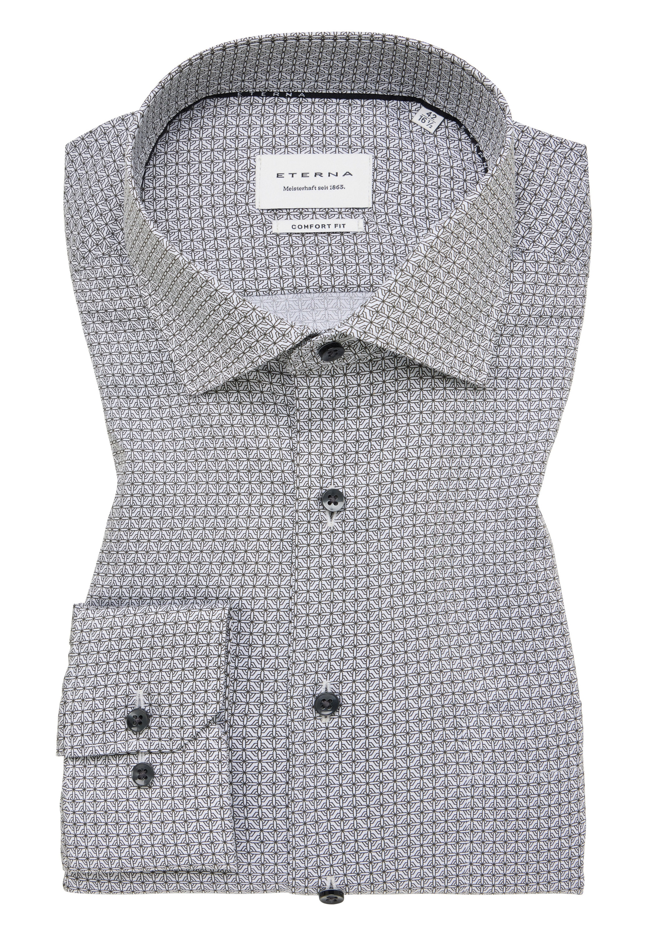 Eterna Langarmhemd »COMFORT FIT«, NON IRON (bügelfrei)