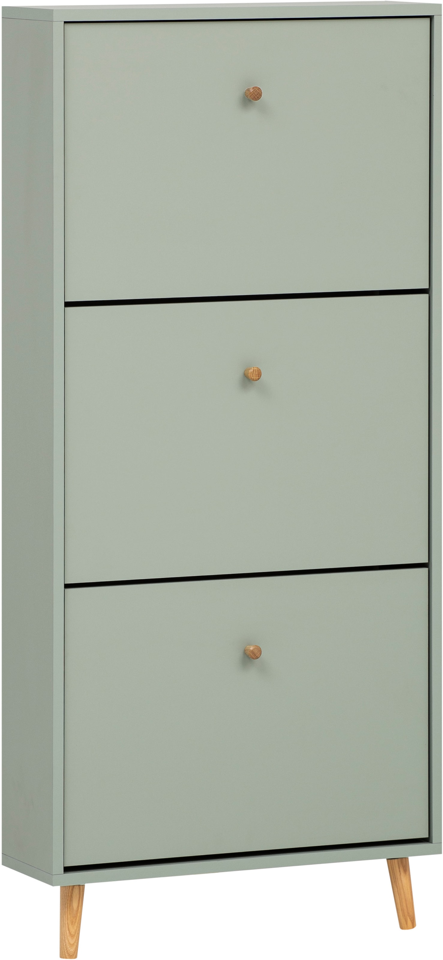 Image of Schildmeyer Schuhschrank "Bjarne, Breite 59 cm" Griffe und Möbelfüsse aus Massivholz