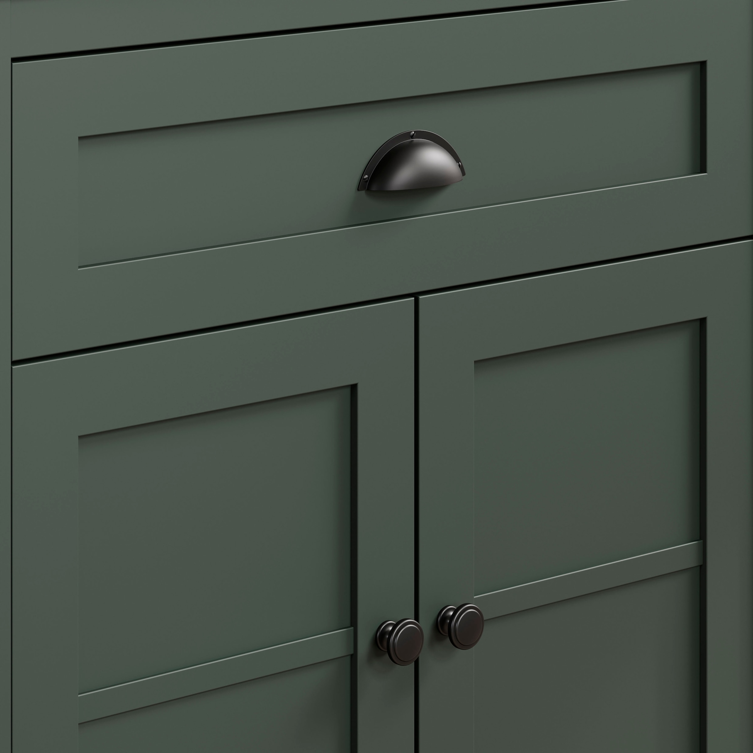 Home affaire Commode »Vienna« 1 cuis tlg. Commode avec 2 portes, 1 tiroir & fermeture douce - (L/P/H) 77/39/102 cm
