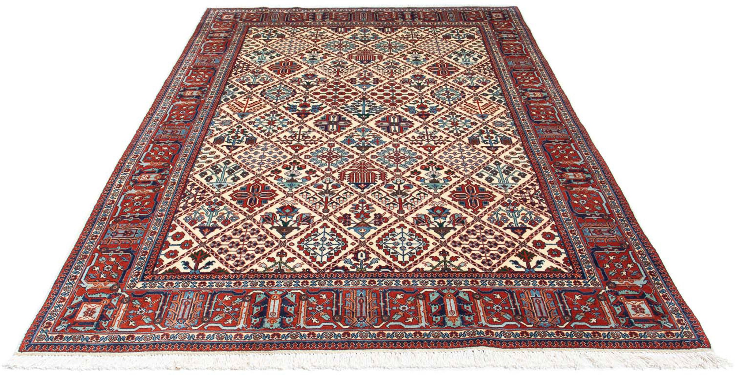 Image of morgenland Orientteppich »Perser - Nomadic - 248 x 167 cm - beige«, rechteckig, 10 mm Höhe, Wohnzimmer, Handgeknüpft, Einzelstück mit Zertifikat bei Ackermann Versand Schweiz