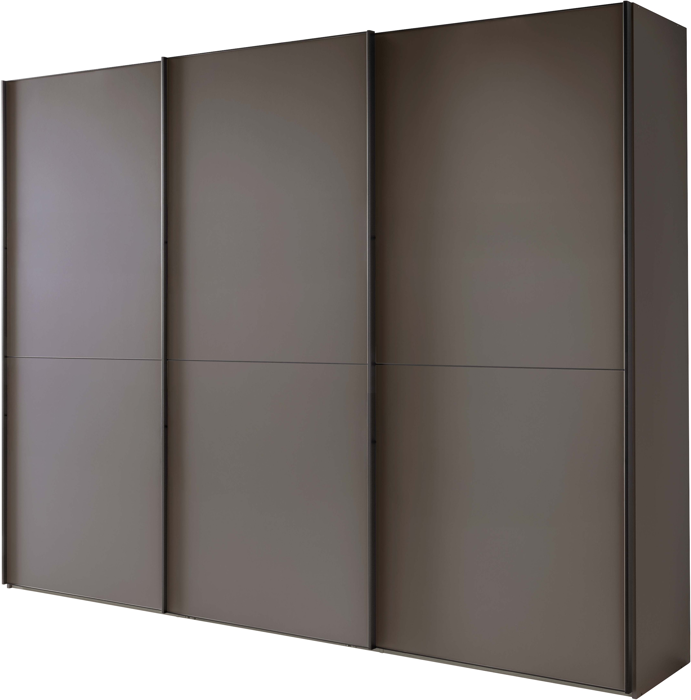 WIEMANN Schwebetürenschrank »Phoenix, Made in Germany, modernes Design, Highlight, Blickfang« Viele Farbkombinationen, in 4 Breiten und in 2 Höhen erhältlich,  maximaler Staurraum, inkl.Einlegeböden, Wäscheböden u. Dämpfer