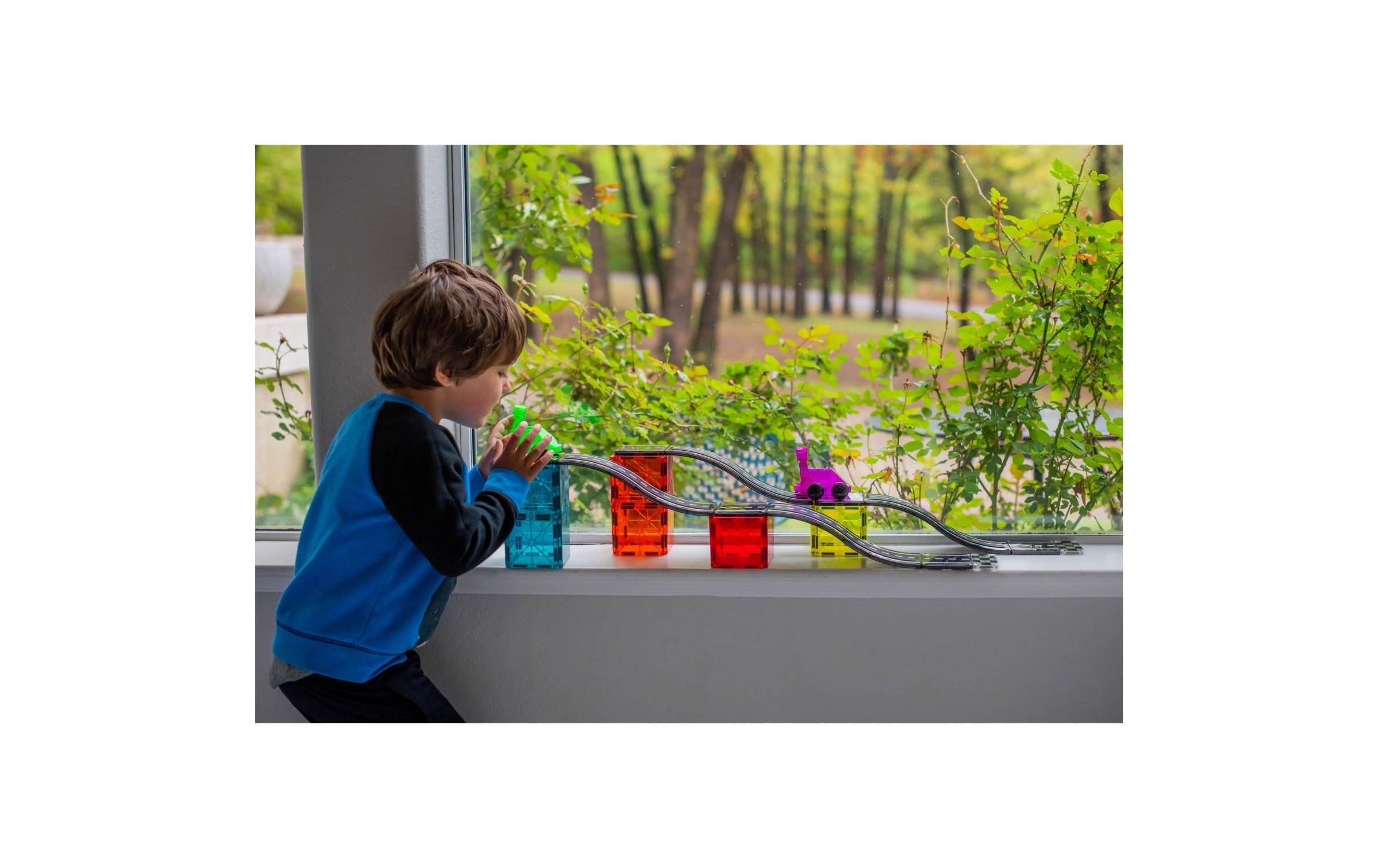 Autorennbahn »Magna-Tiles Downhill Duo Set«