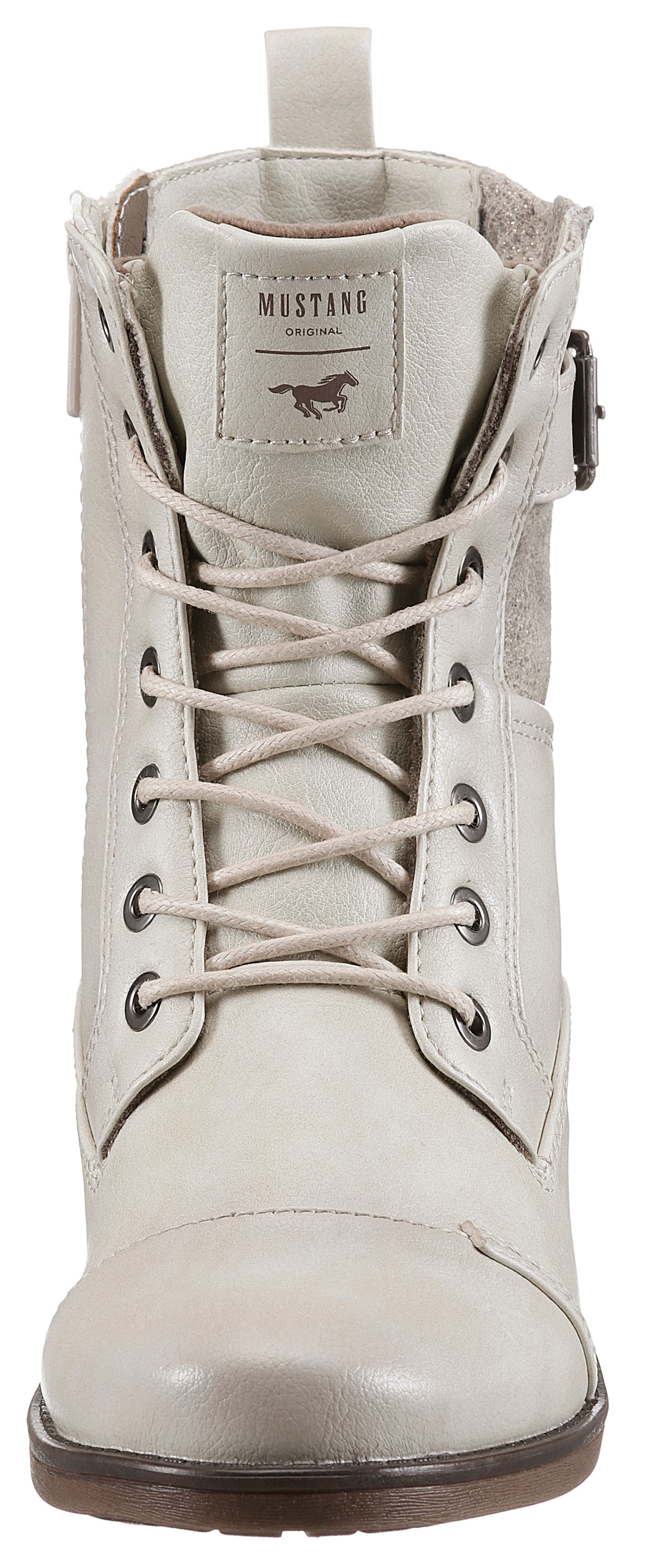 Mustang Shoes Schnürstiefelette, mit Innen-Reissverschluss
