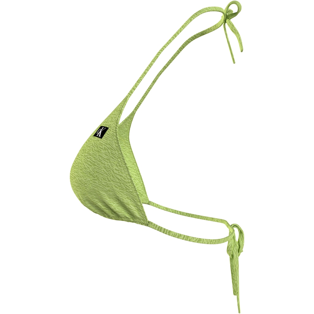 Calvin Klein Swimwear Triangel-Bikini-Top »TRIANGLE-RP«, mit Struktur