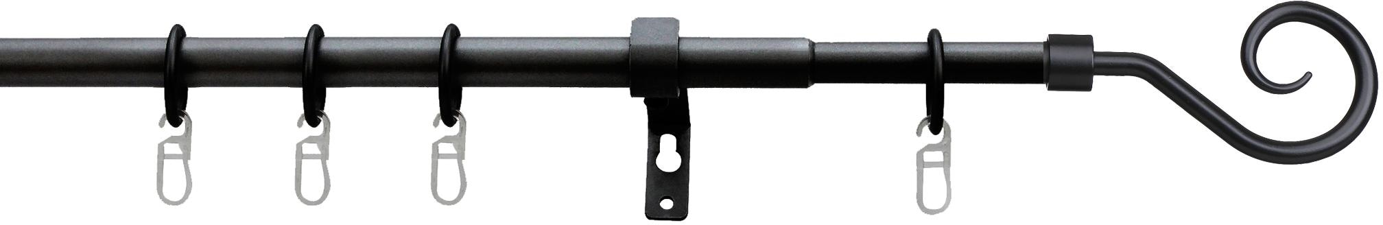 Image of indeko Gardinenstange "Jena" Ø 13 mm 1 läufig-läufig ausziehbar stufenlos verstellbare Teleskopstange