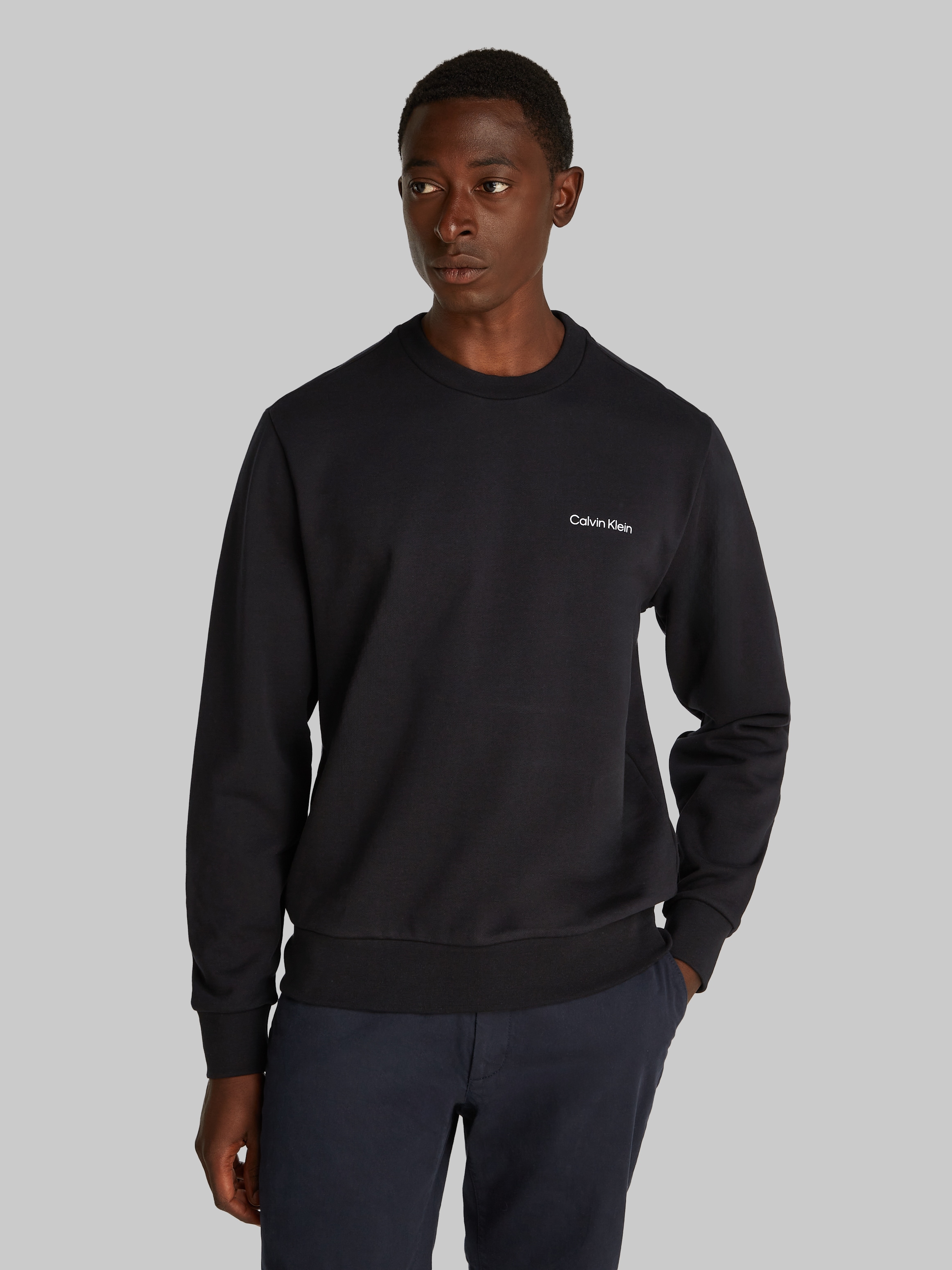 Image of Calvin Klein Jeans Sweatshirt "CP-LINEAR BOX LOGO SWEATSHIRT", mit Logo auf der Rückseite