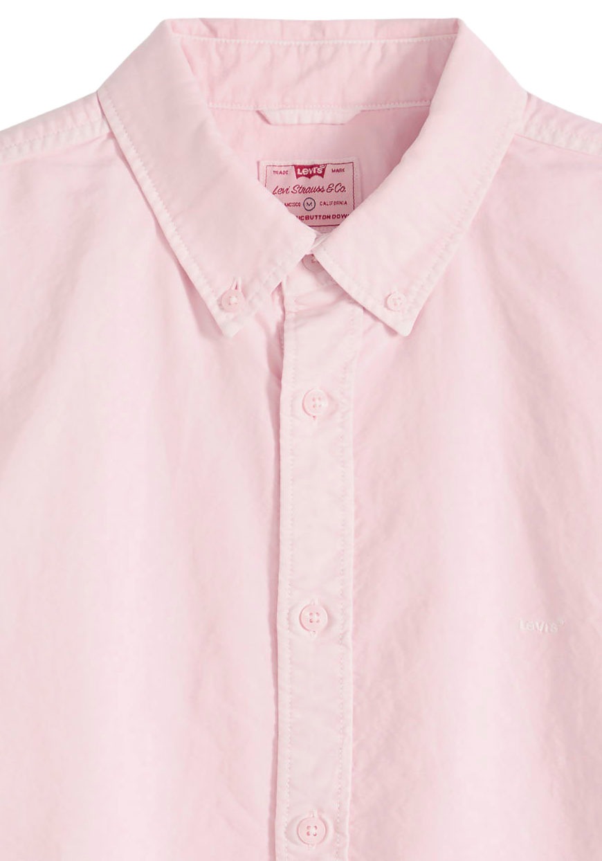 Levi's® Langarmhemd »AUTHENTIC BUTTON DOWN« mit Ton-in-Ton Logostickerei auf der Brust