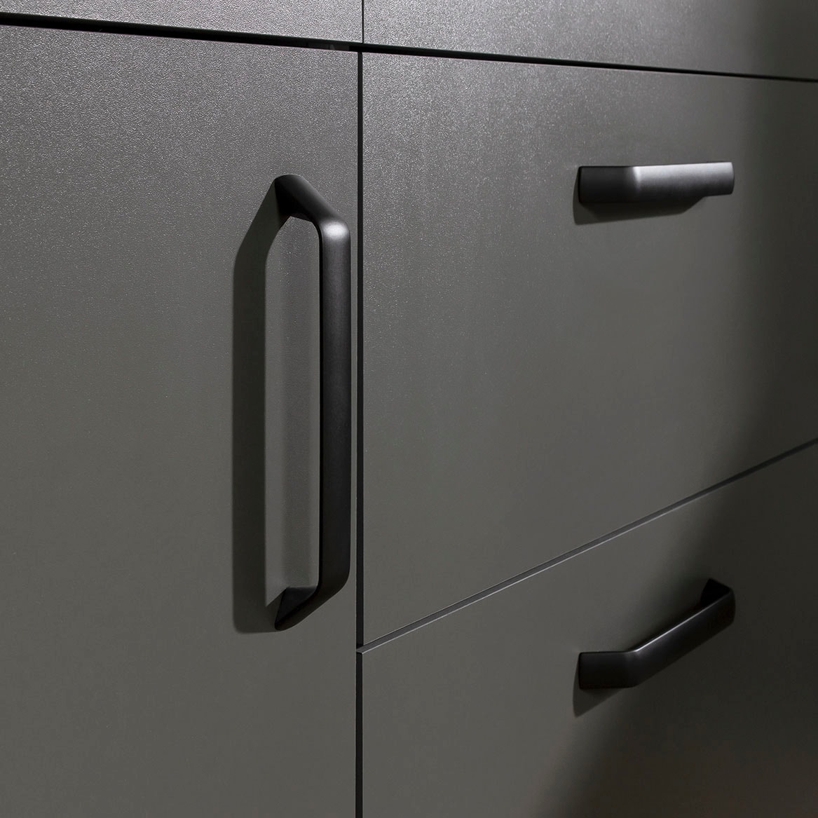 wiho Küchen Winkelküche »"Simi", mit verstellbaren Füssen, wahlweise mit E-Geräten,« Soft-Close-Funktion in Schubkästen & Auszügen,  Stellbreite 225/175 cm