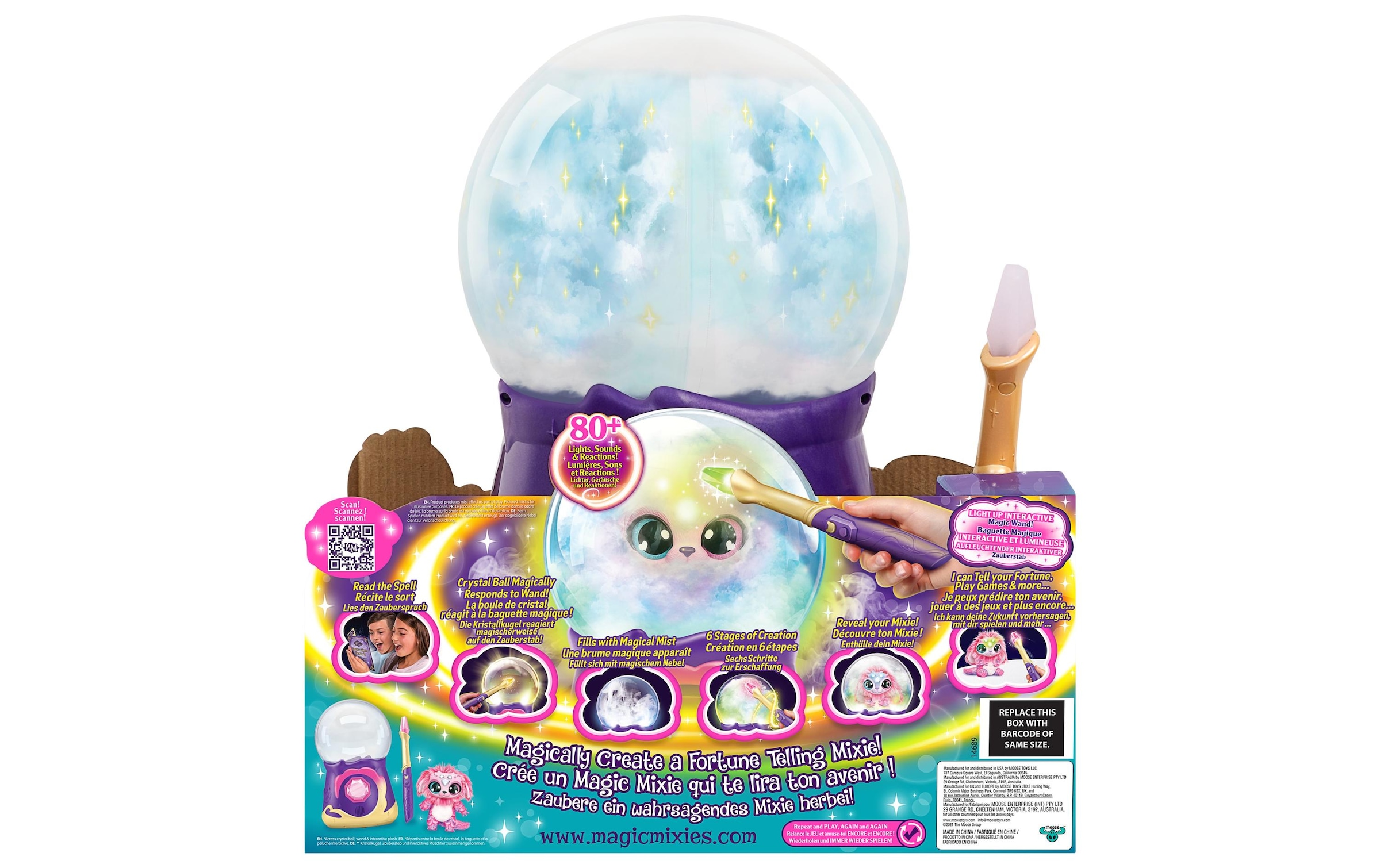 Moose Spielfigur »Mixies Kristallkugel pink«
