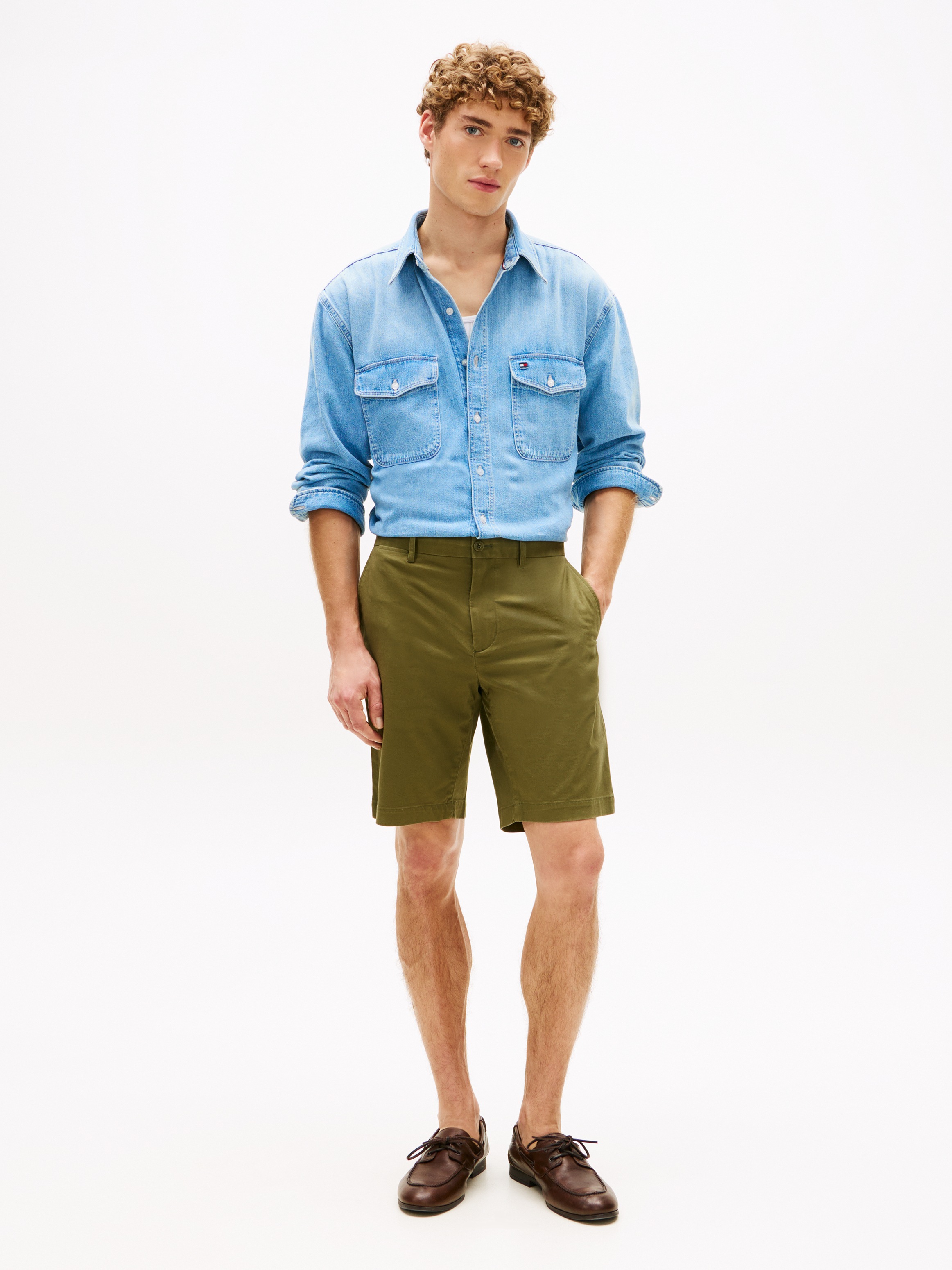 Tommy Hilfiger Chinoshorts »DENTON«  gerade Form, schlichtes Design