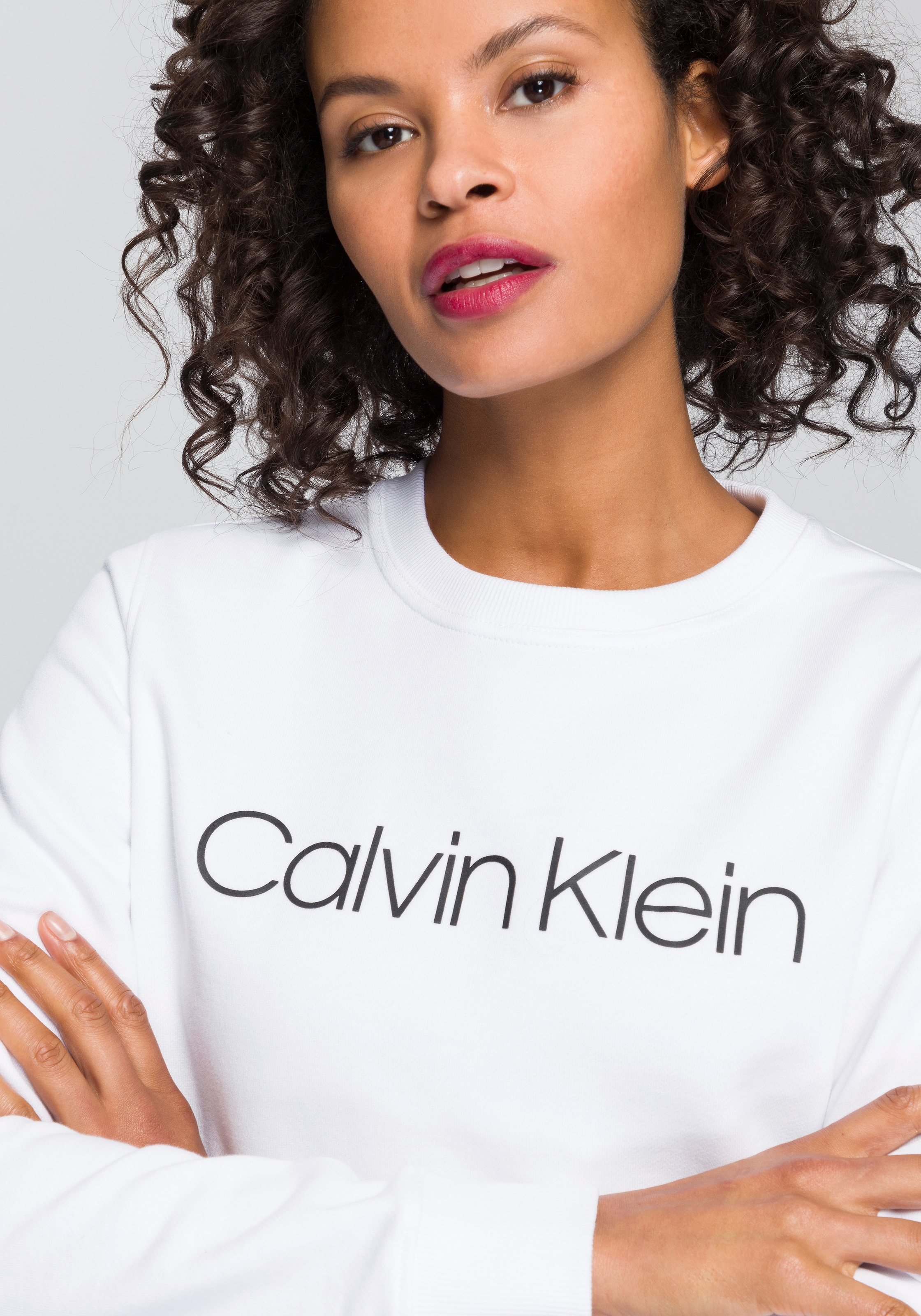 Calvin Klein Sweatshirt »LS CORE LOGO HWK«, mit Calvin Klein Logo-Schriftzug  Acheter simplement
