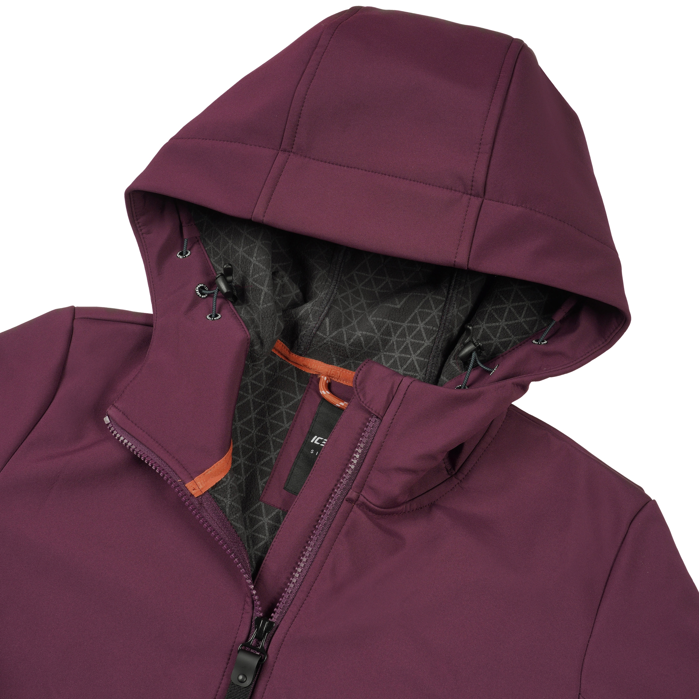 Icepeak Softshelljacke »D SOFTSHELLMANTEL ADRIA«, (1 St.), mit Kapuze, mit Markenlabel am Arm