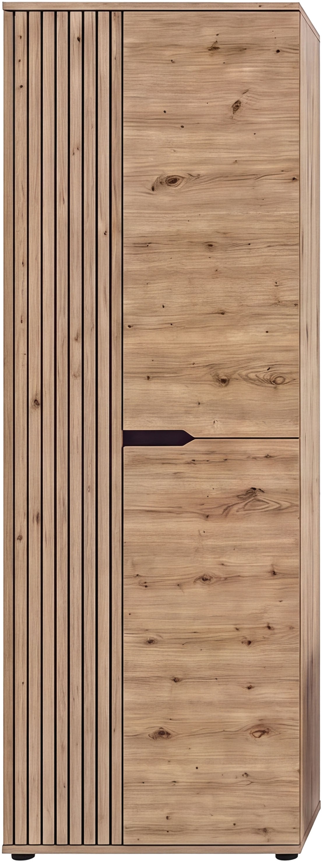GOODproduct Armoire vestiaire »FJELL, Breite 65cm, 2 Türen, 4 Einlegeböden, 6 Fächer, 1 Kleiderstange« armoire, placard, armoire d'entrée, armoire de couloir, armoire polyvalente