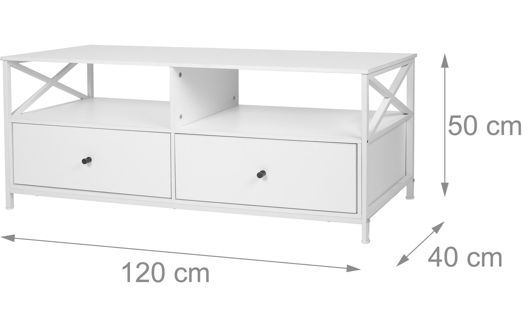 relaxdays TV-Board »120 x 40 cm, 55 Zoll«