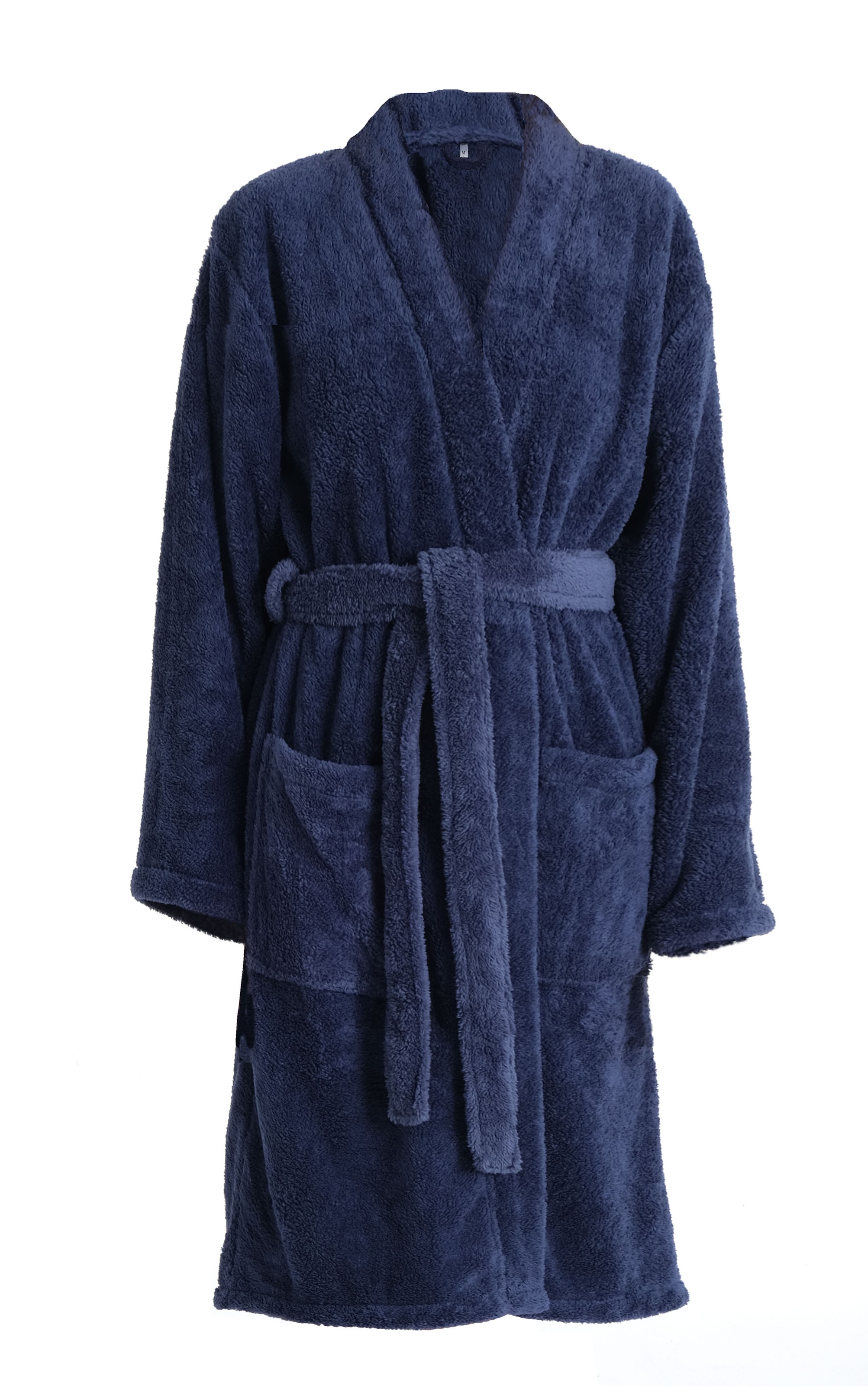 my home Unisex-Bademantel »Lillou Kimono, ideal für Sauna & Spa, Hotelbademantel, Morgenmantel«, (1 St.), kuschelig weicher Fleece, plüsch, für Damen und Herren, XS-3XL