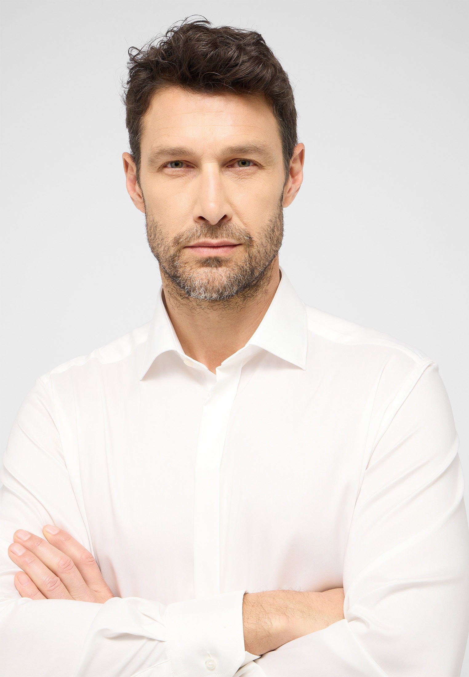 Eterna Langarmhemd »MODERN FIT« EASY IRON (bügelleicht)