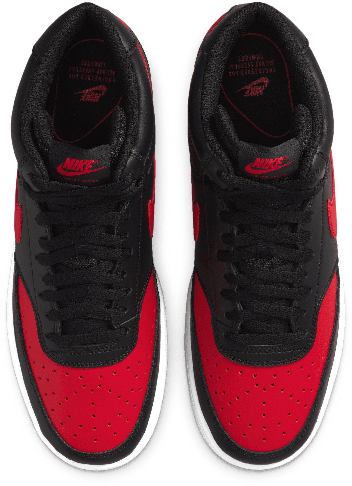 Nike Sportswear Sneaker »COURT VISION MID«, Design auf den Spuren des Air Force 1