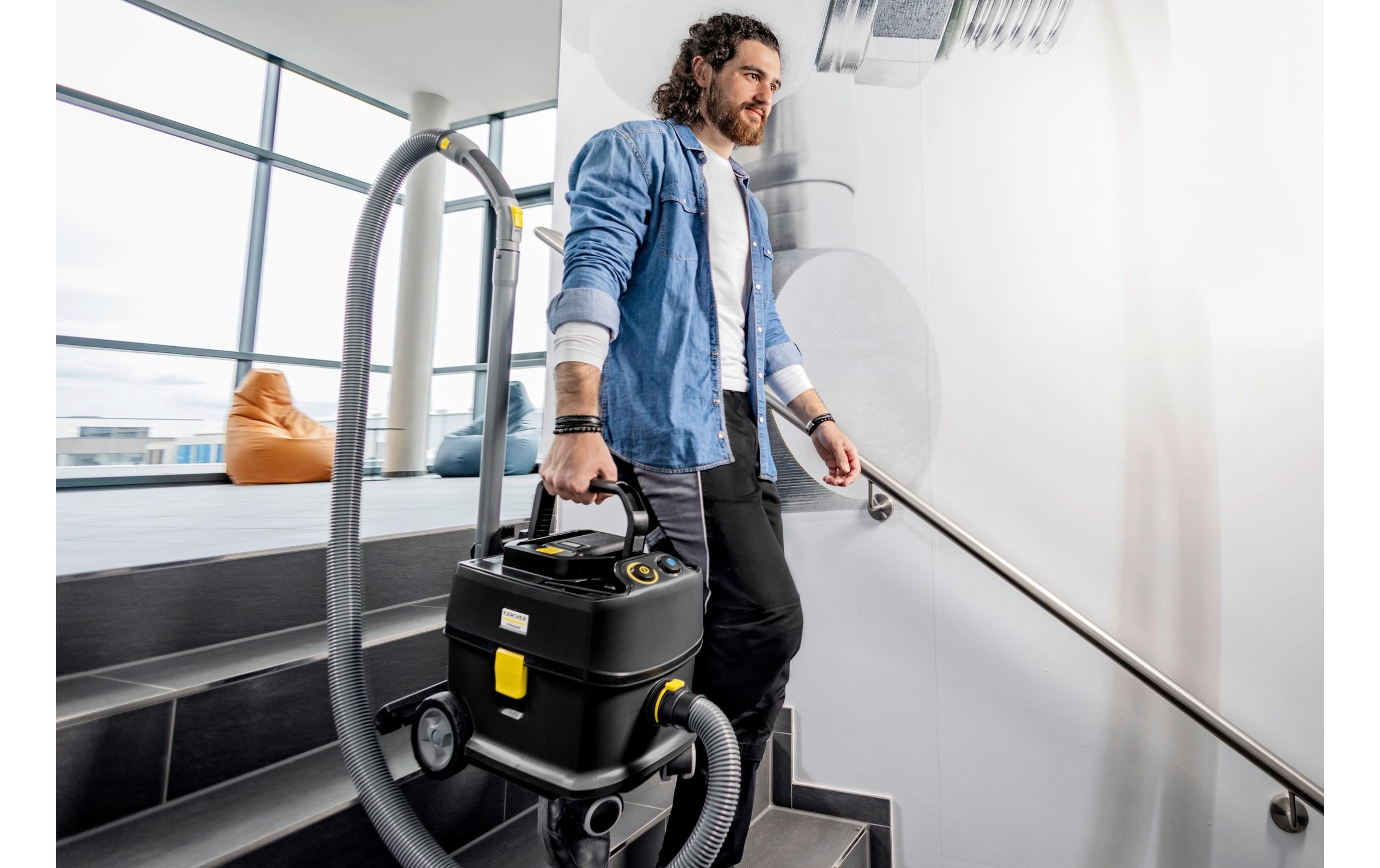 Kärcher Professional Akku-Rucksackstaubsauger »T 10/1 Bp Adv Hepa Go!Further (EU)«