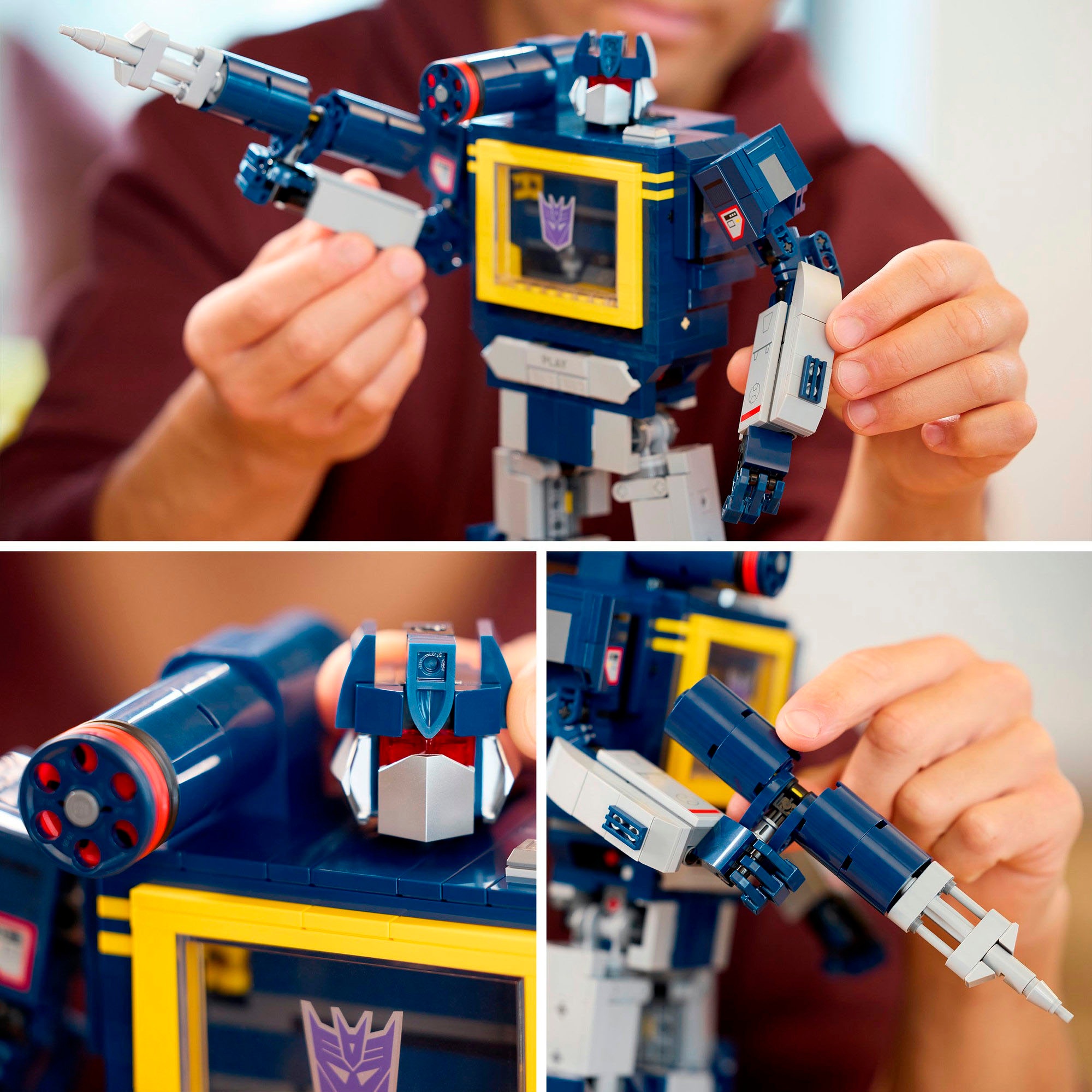LEGO® Pions de construction »Transformers: Soundwave (10358), LEGO Icons« Made in Europe