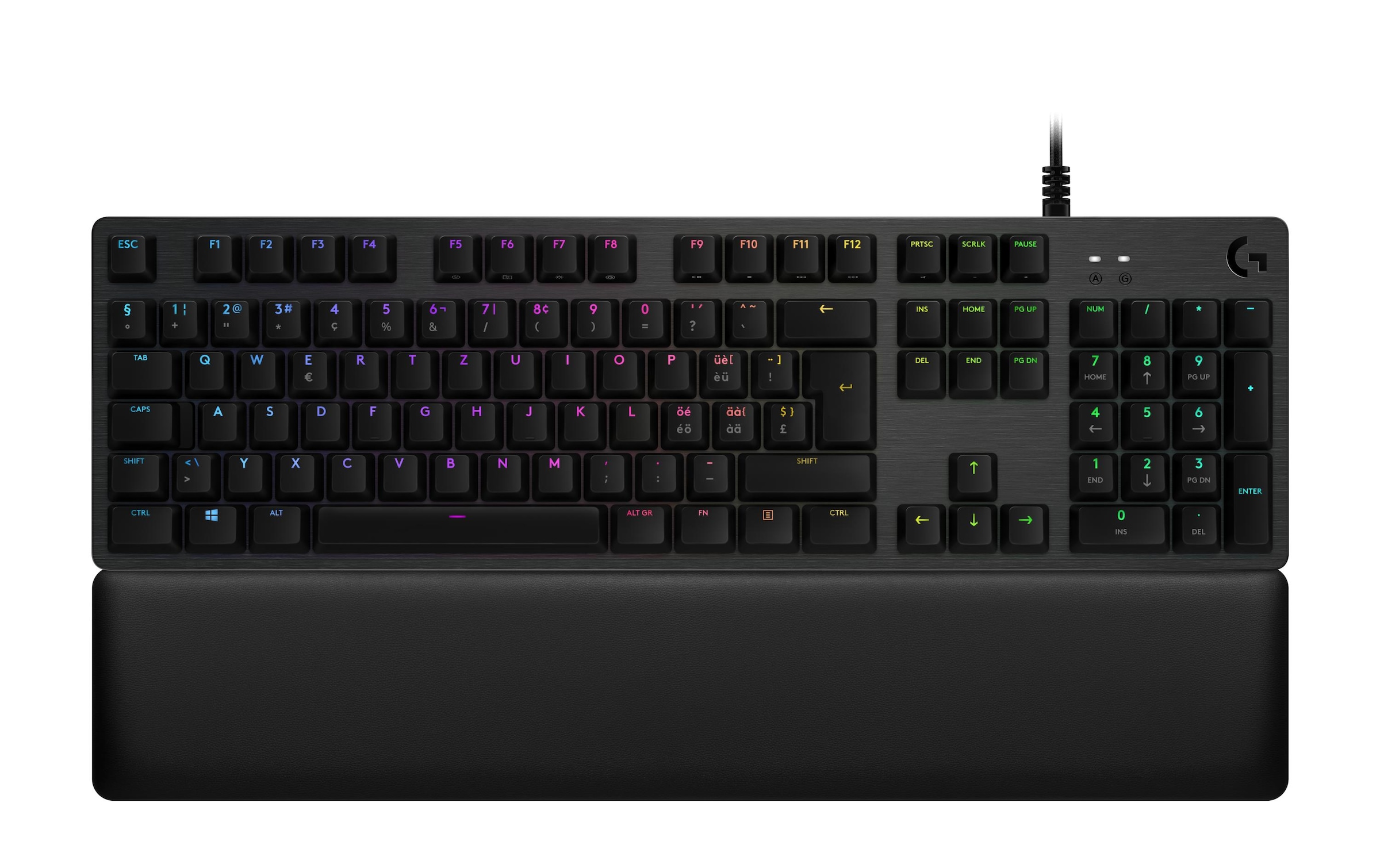 Logitech Gaming-Tastatur »G513 GX Brown Carbon«, (Ziffernblock)