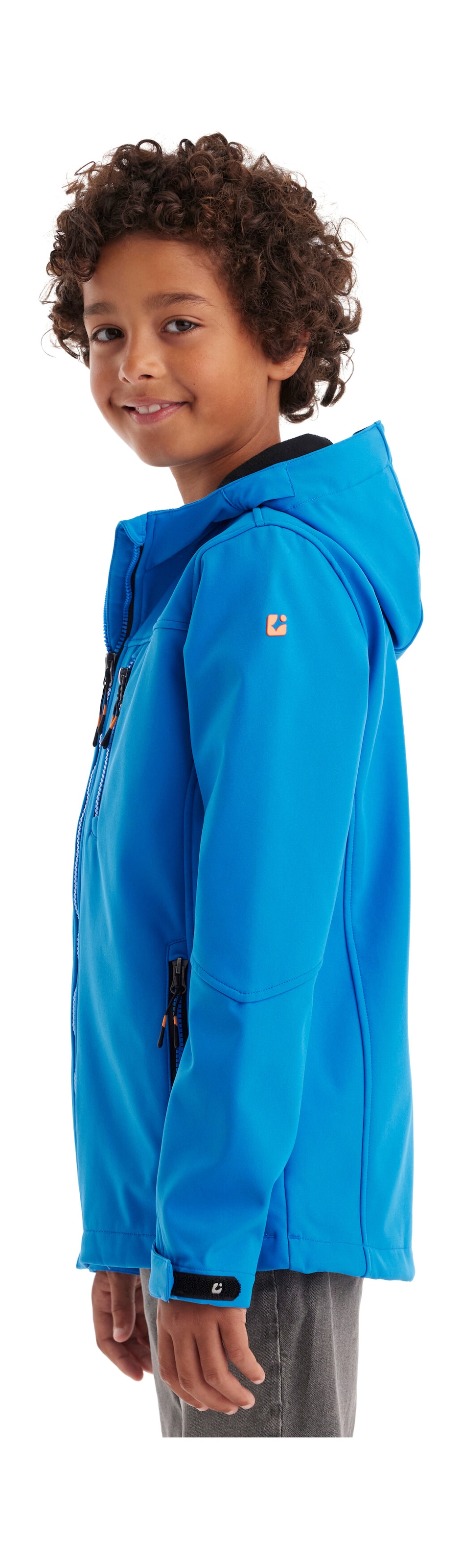 Killtec Softshelljacke »Jungen Softshelljacke«, Wasserabweisende Softshelljacke mit Fleece und verstellbaren Details