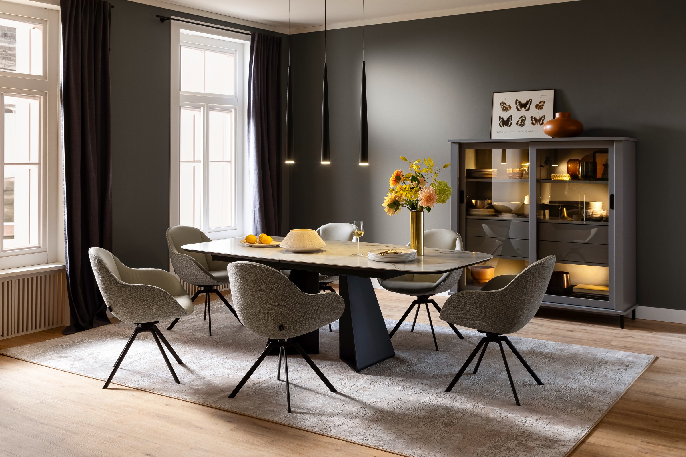 SCHÖNER WOHNEN-Kollektion Tapis »Vision 211« Rectangulaire 7 mm Höhe Viskoseteppich mit Glanz, Wohnzimmer