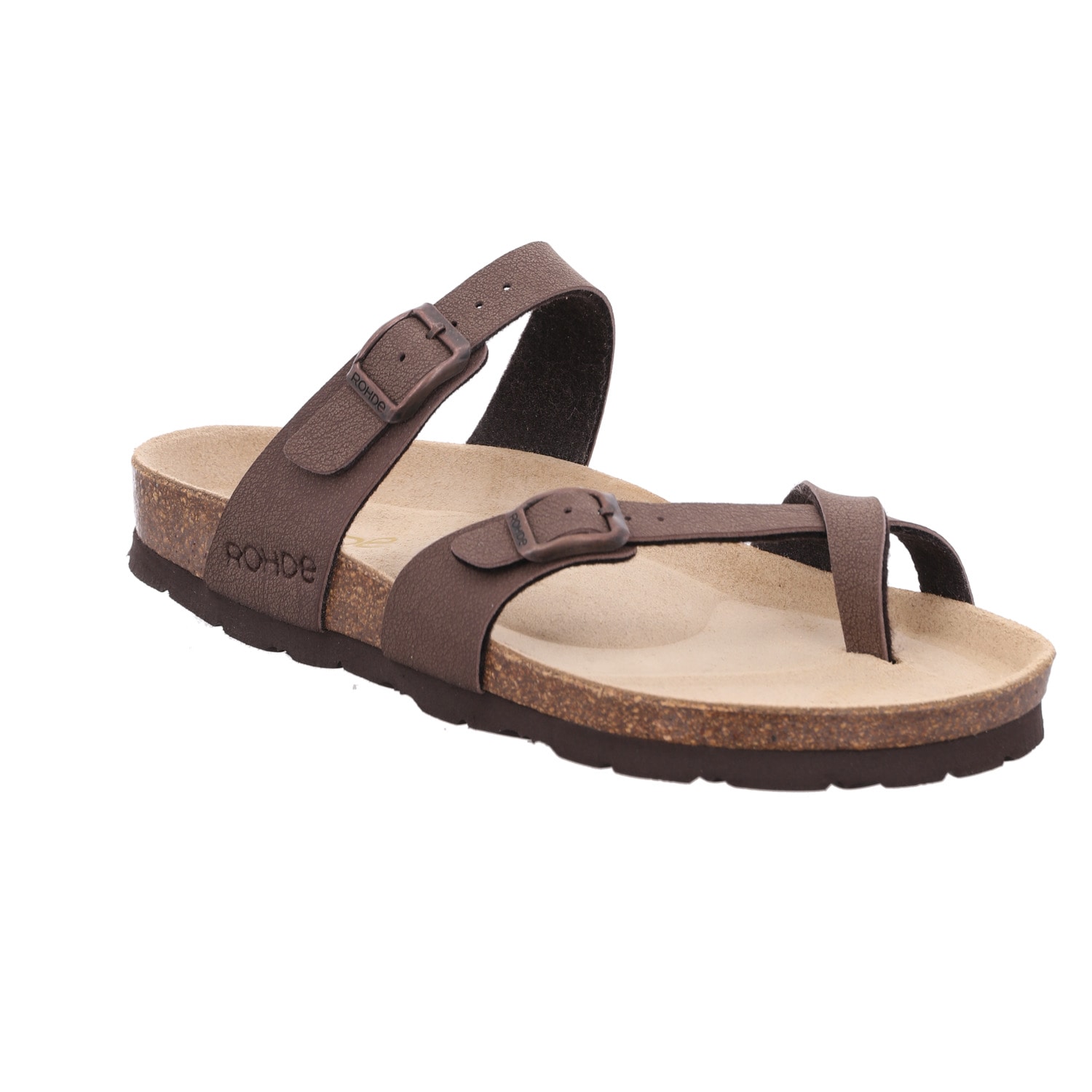 Image of Rohde Zehentrenner "Alba" Pantolette, Sommerschuh, Urlaubsschuh mit vorgeformten Fussbett