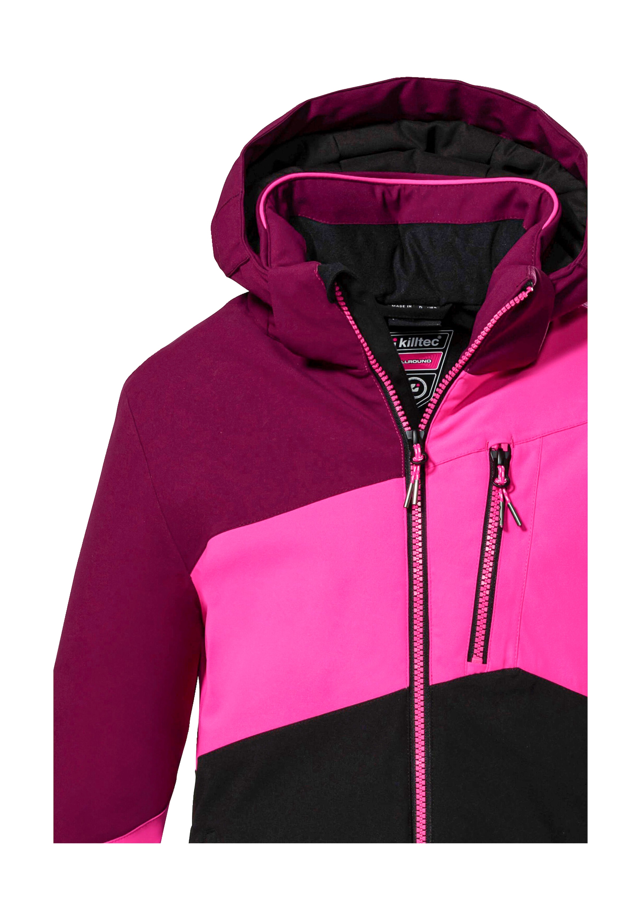 Killtec Veste de ski »KSW 166 GRLS SKI JCKT« Atmungsaktive, wasser- und winddichte Skijacke mit abnehmbarer Kapuze