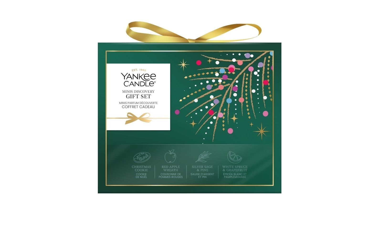 Yankee Candle Duftkerze »Geschenkset Christmas Moments, 4 Mini Filled Votives«