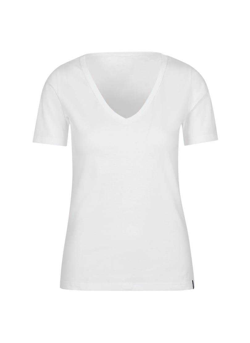 ♕ Trigema »TRIGEMA V-Shirt T-Shirt aus Baumwolle/Elastan« versandkostenfrei auf