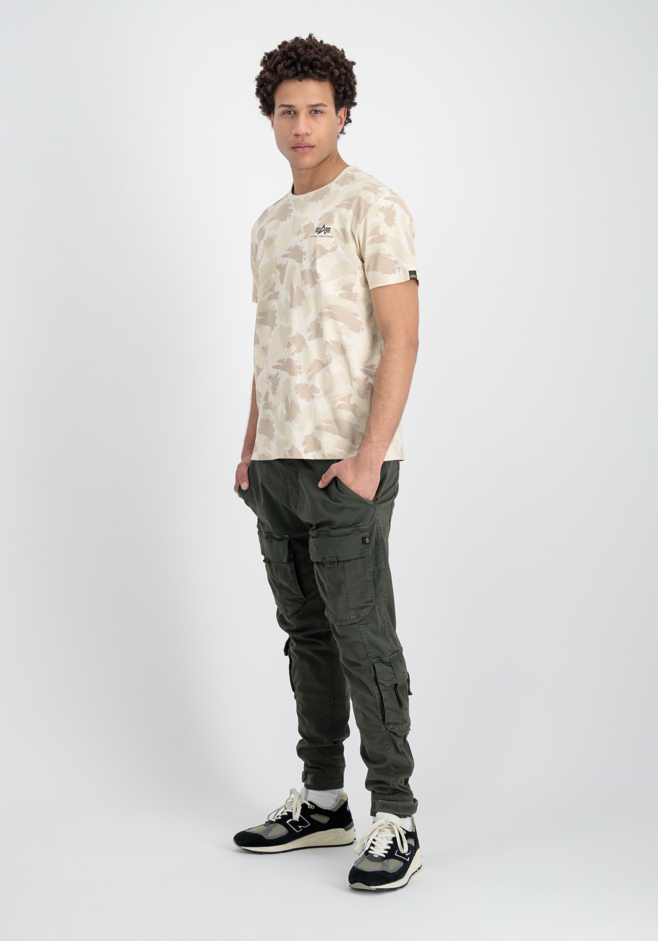 Alpha Industries T-Shirt »Alpha Industries Men - T-Shirts Backprint T Camo«