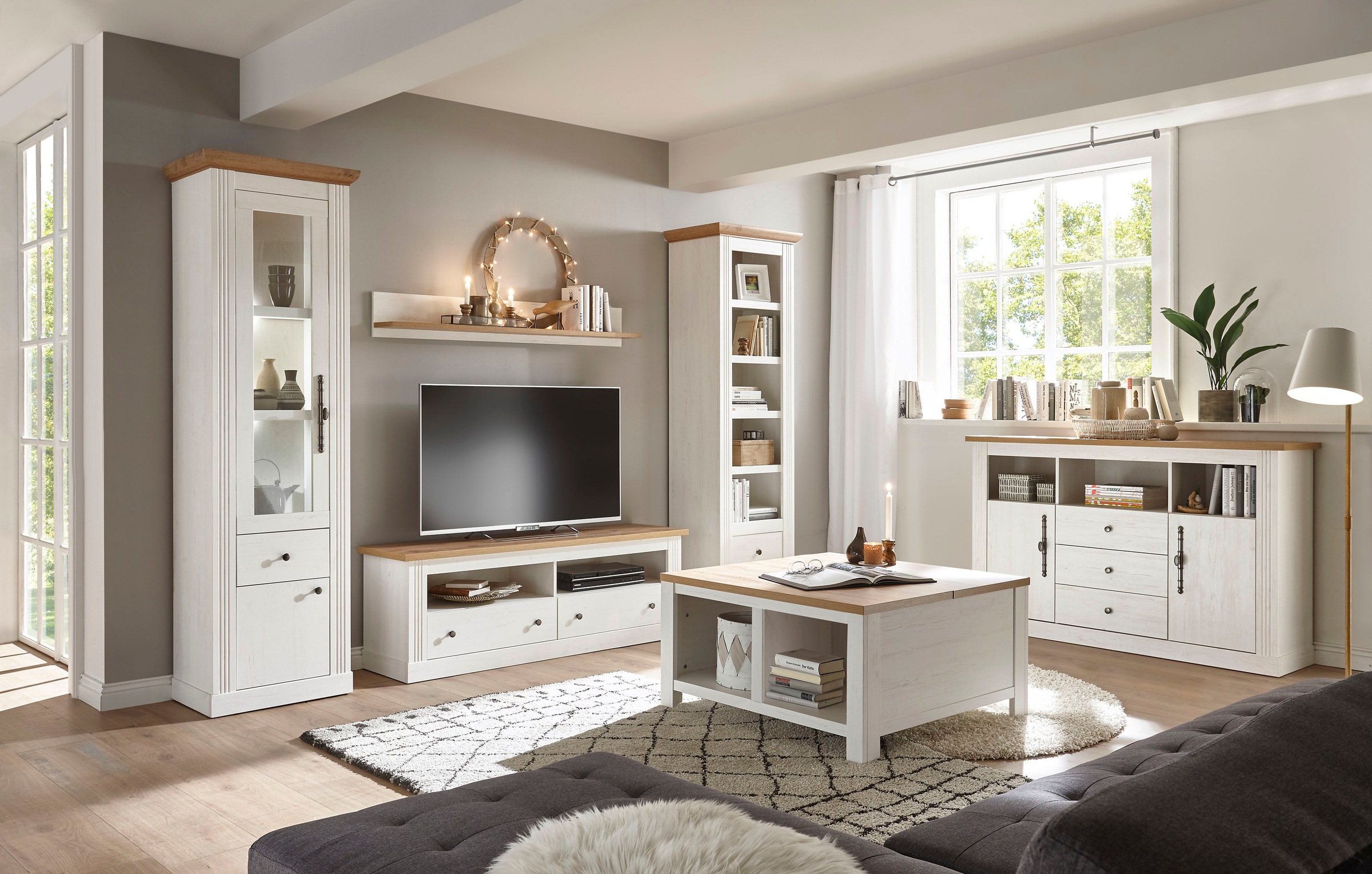 Landhausstil Sideboard bequem romantischen Home »Westminster«, kaufen im affaire